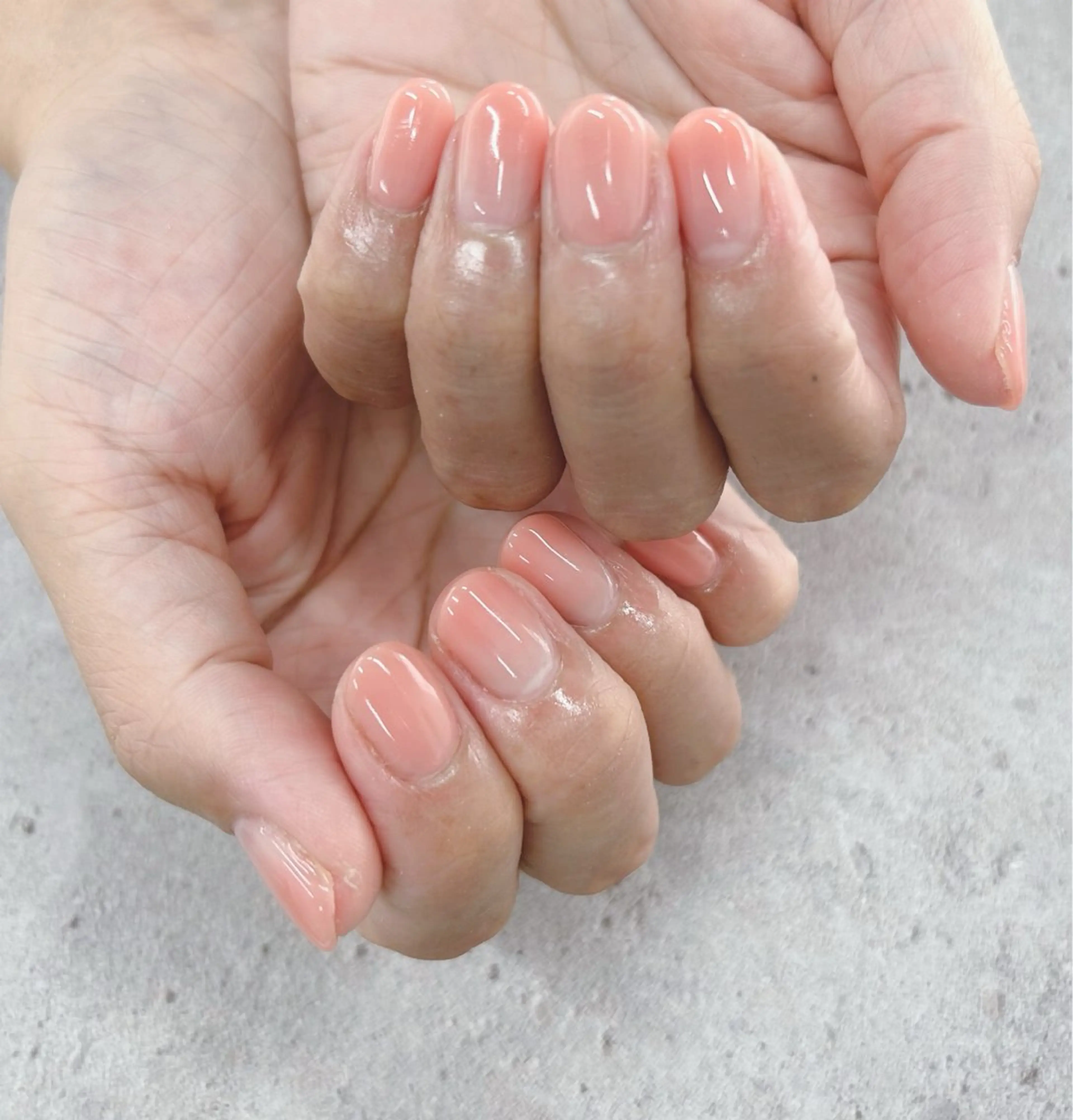 ネイル ワンカラーネイル ピンク ハンドネイル Nail Salon agré所属・agré ネイルサロン　アグレのネイルデザイン