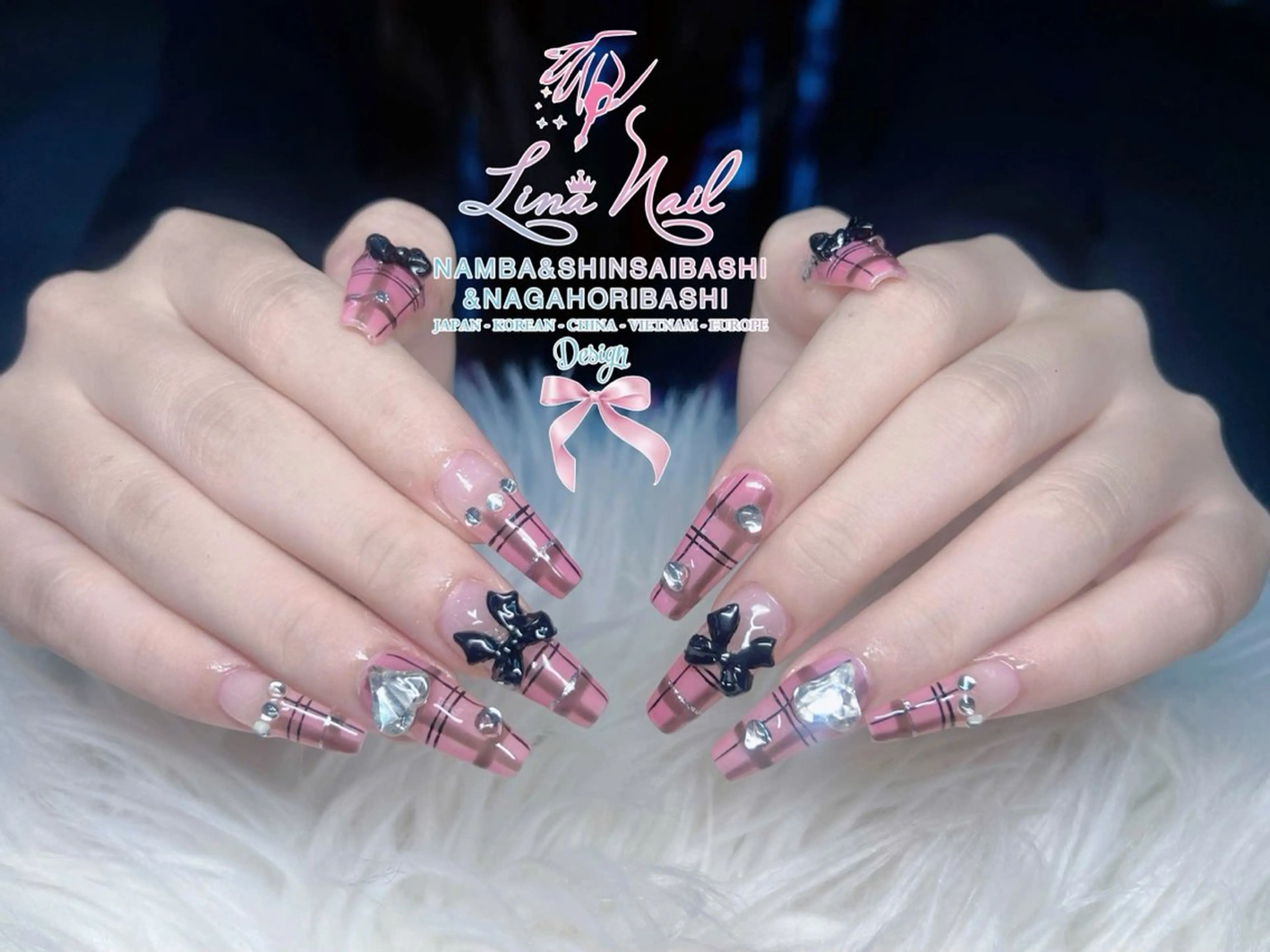 ネイル チークネイル 桜ネイル フラッシュネイル フットネイル ジェルネイル リナネイル 長堀橋店／東心斎橋店のネイルデザイン