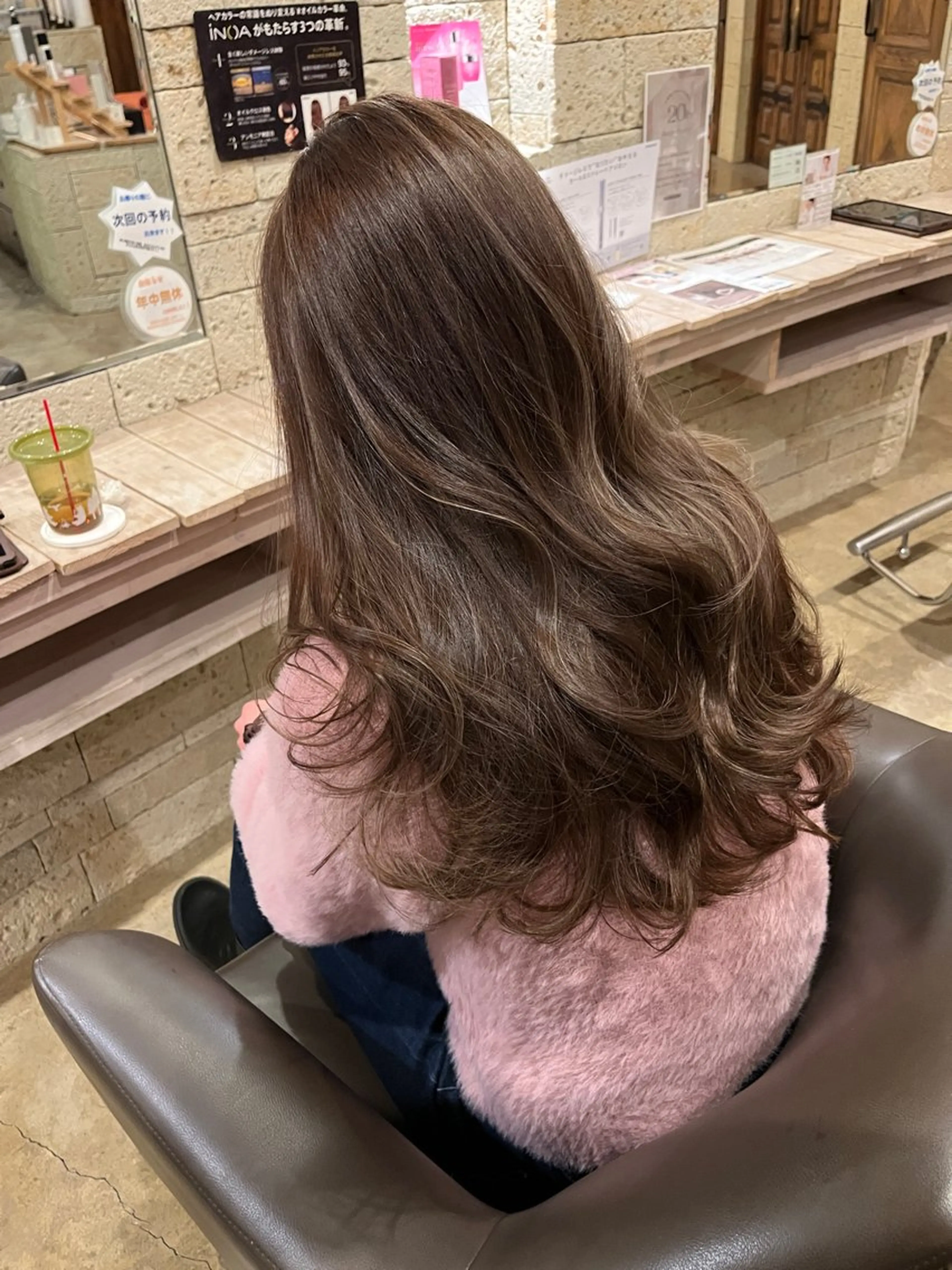 ロング カラー ハイライトカラー ハイライト パーマ/艶カラー/ 髪質改善/伊藤愛麻のヘアスタイル