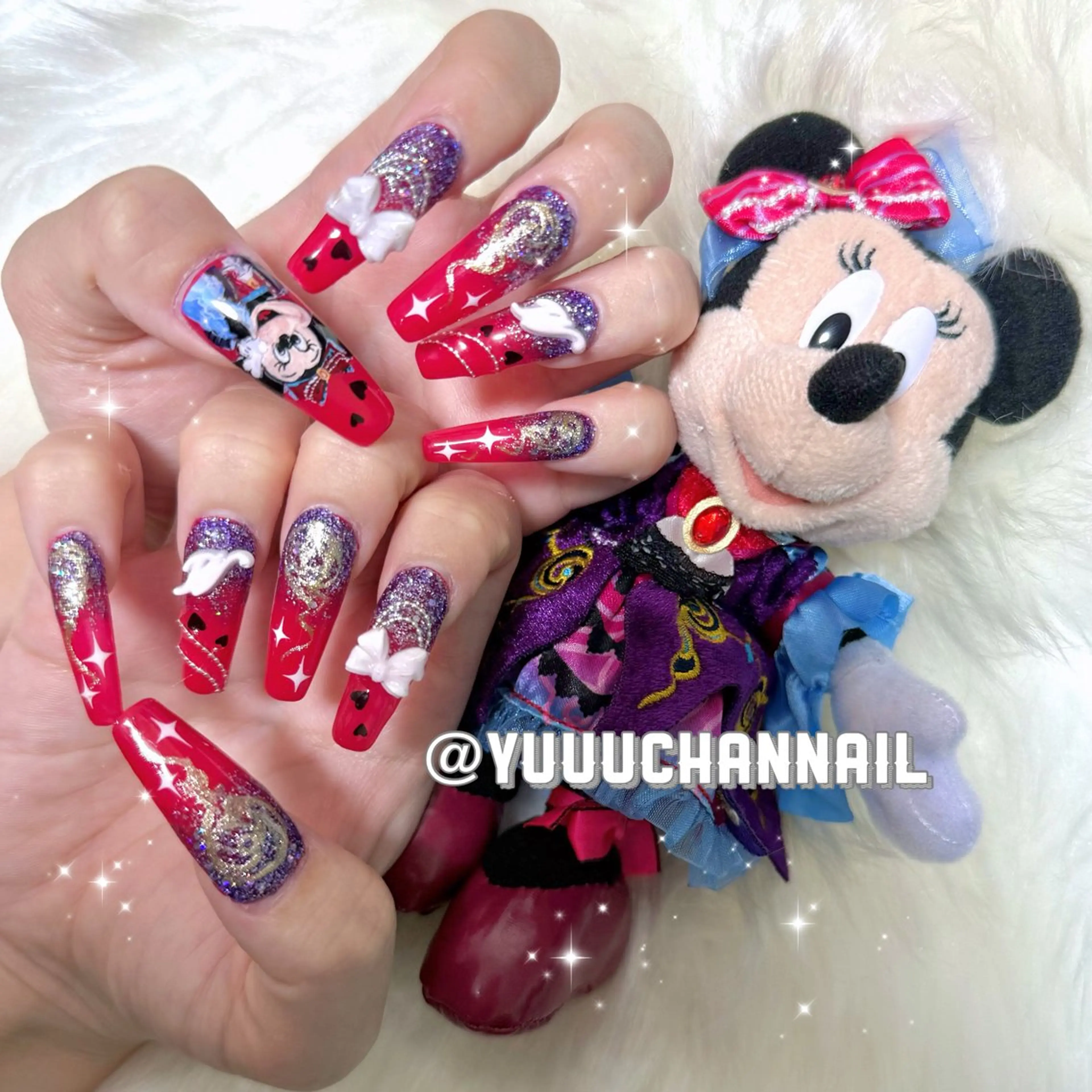 ネイル 痛ネイル🩷渋谷 🧸Yunaのネイルデザイン