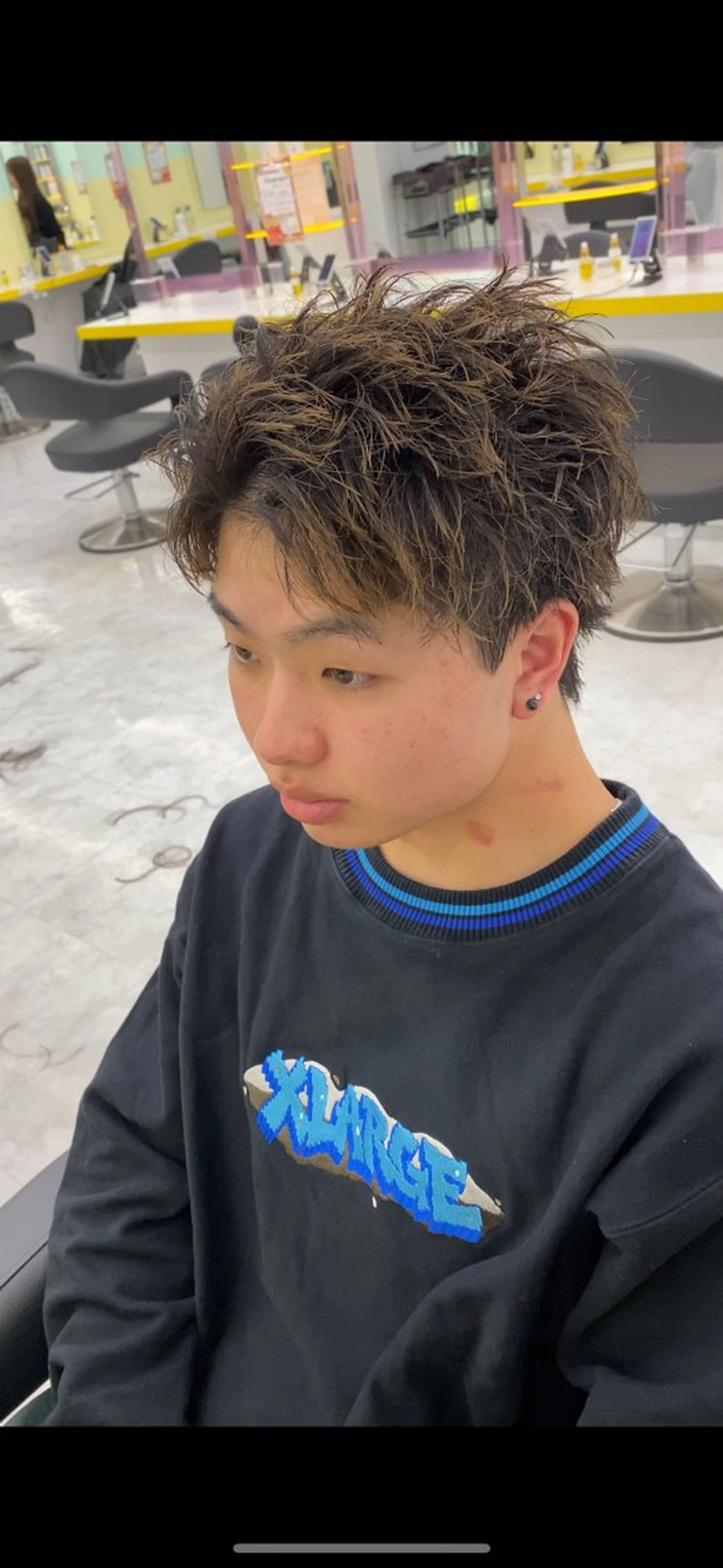 メンズ カット 🤍レイヤーカット /顔まわりカット🤍のヘアスタイル