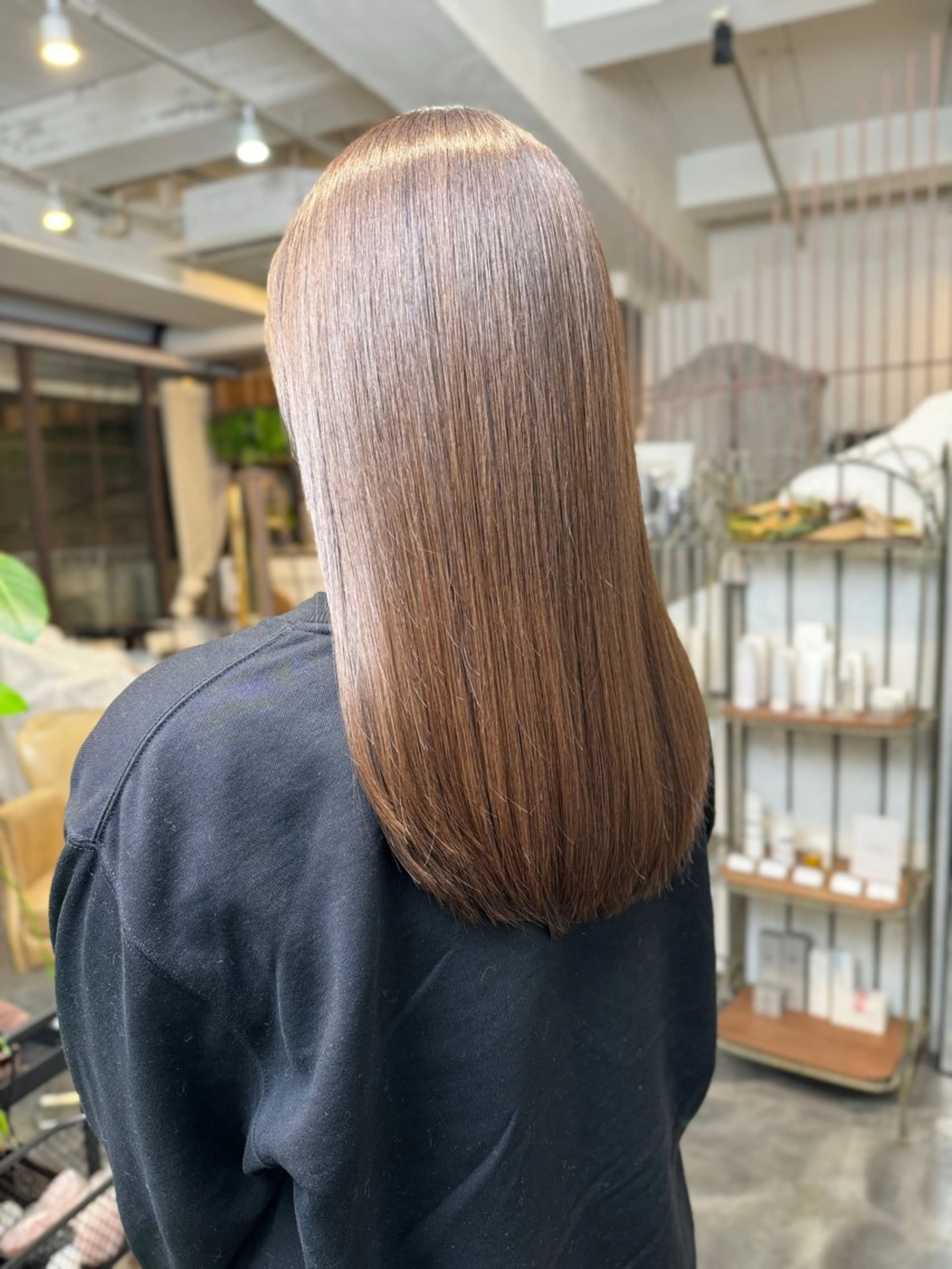 セミロング カラー カット 縮毛矯正 トリートメント 🌟学割クーポン多数 すがわら🌟のヘアスタイル