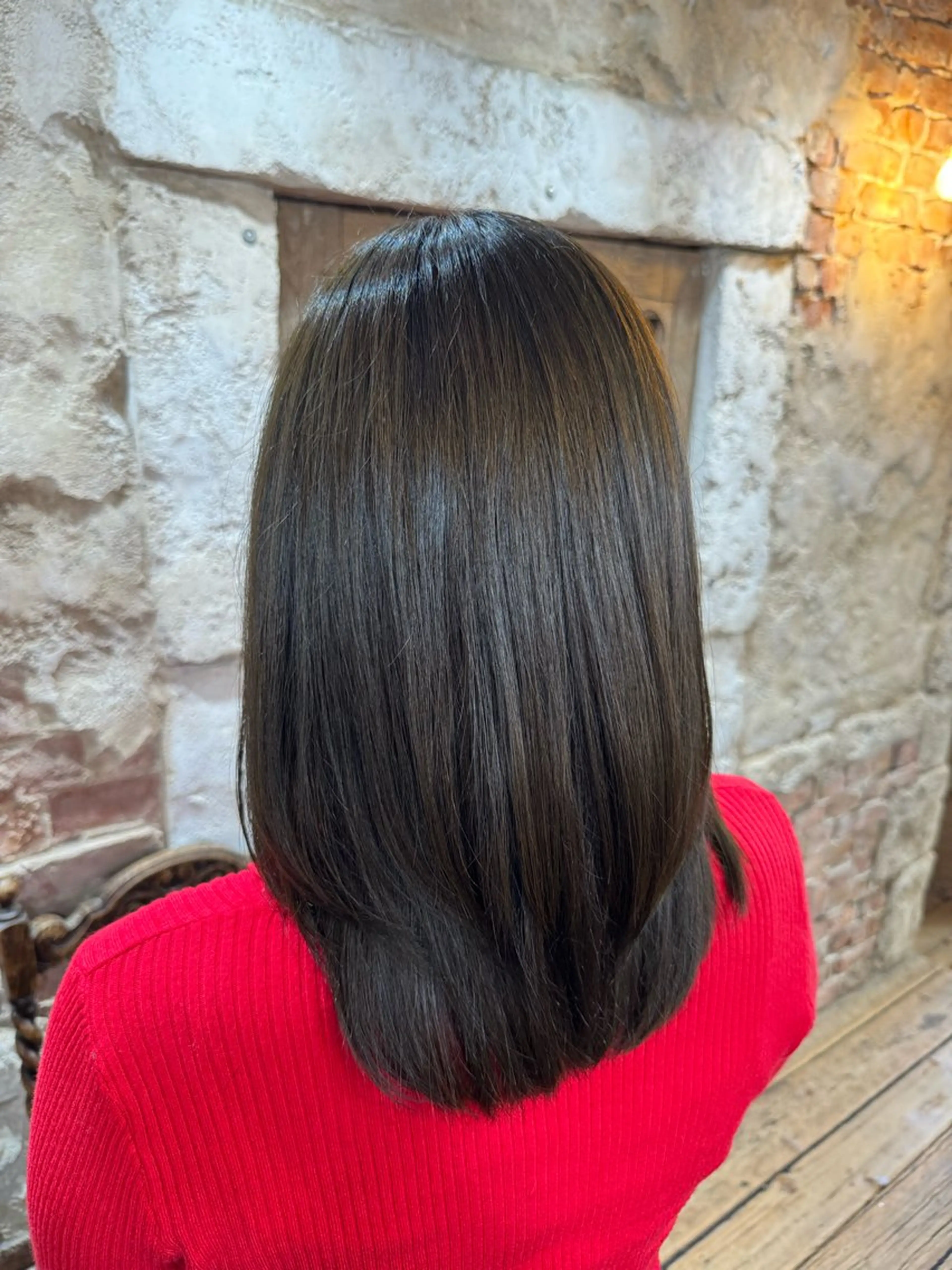 ミディアム ヘアカラー トリートメント 髪質改善カラー /高山奈夕のヘアスタイル