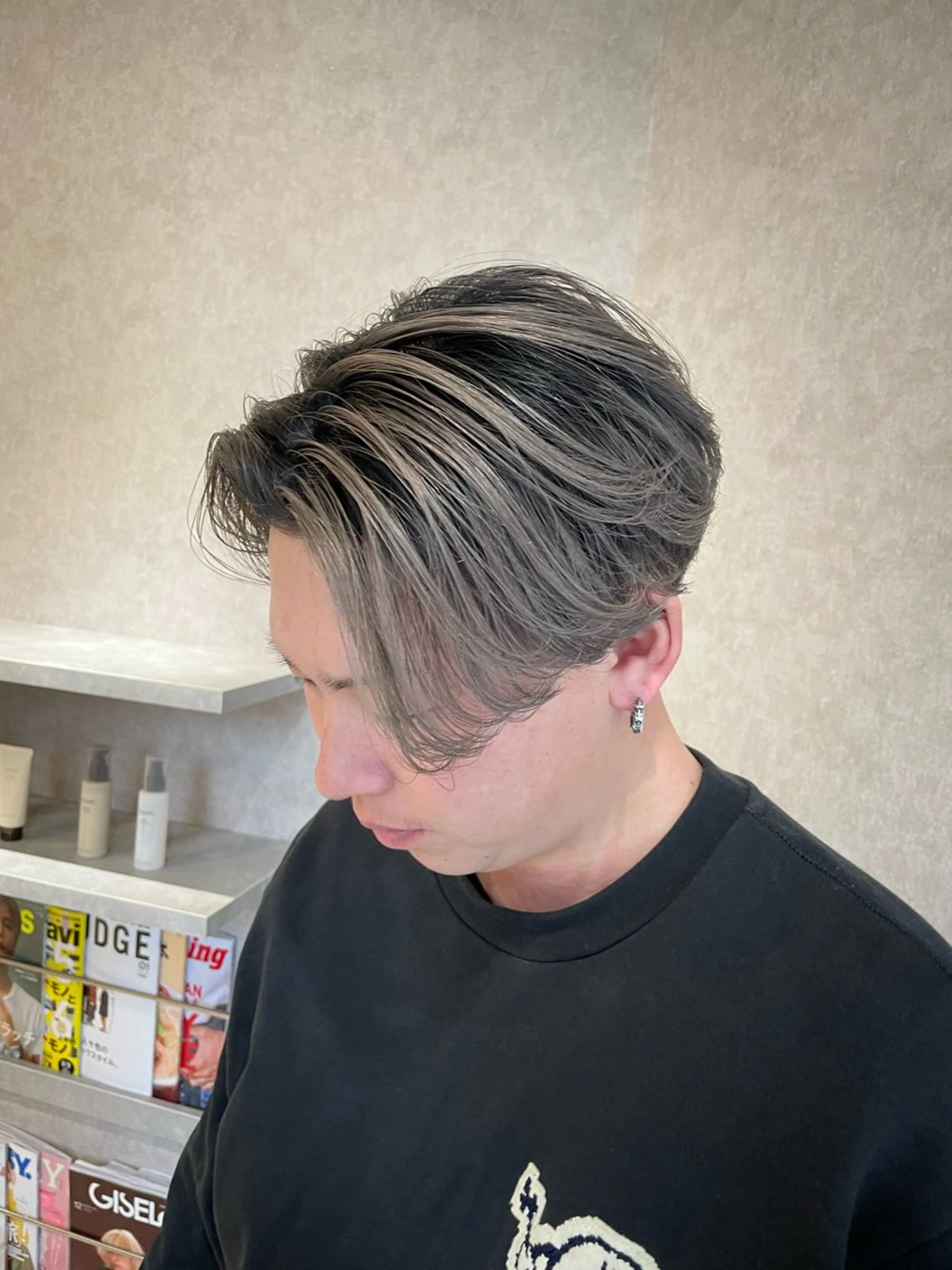 カラー メンズ メンズバレイヤージュ バレイヤージュ ヘアカラー ブリーチ特化｜メンズ 支持率◎ Takuのヘアスタイル