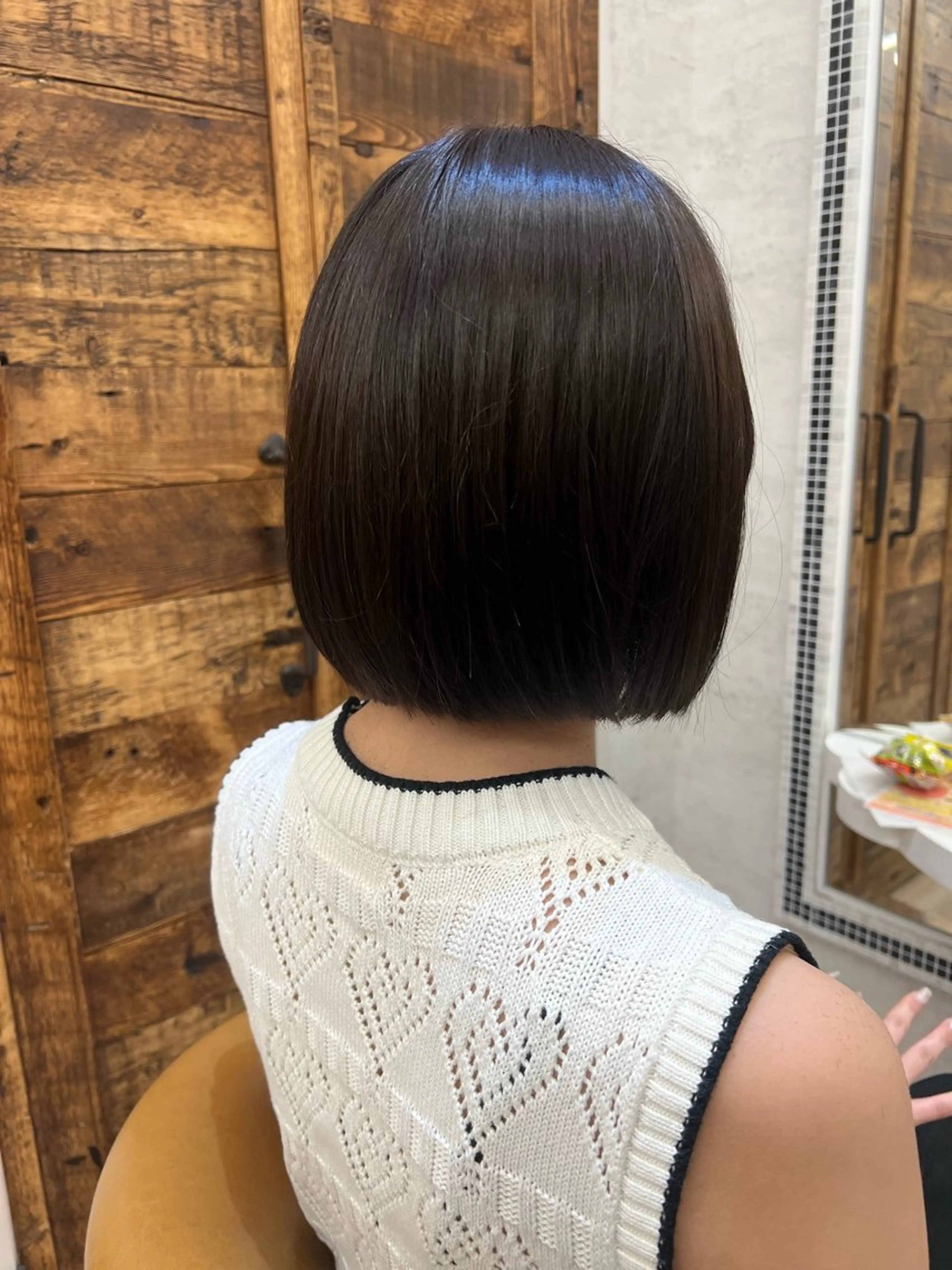 ショート カット ヘアカラー トリートメント 縮毛矯正/ブリーチ なしダブルカラー輝希のヘアスタイル