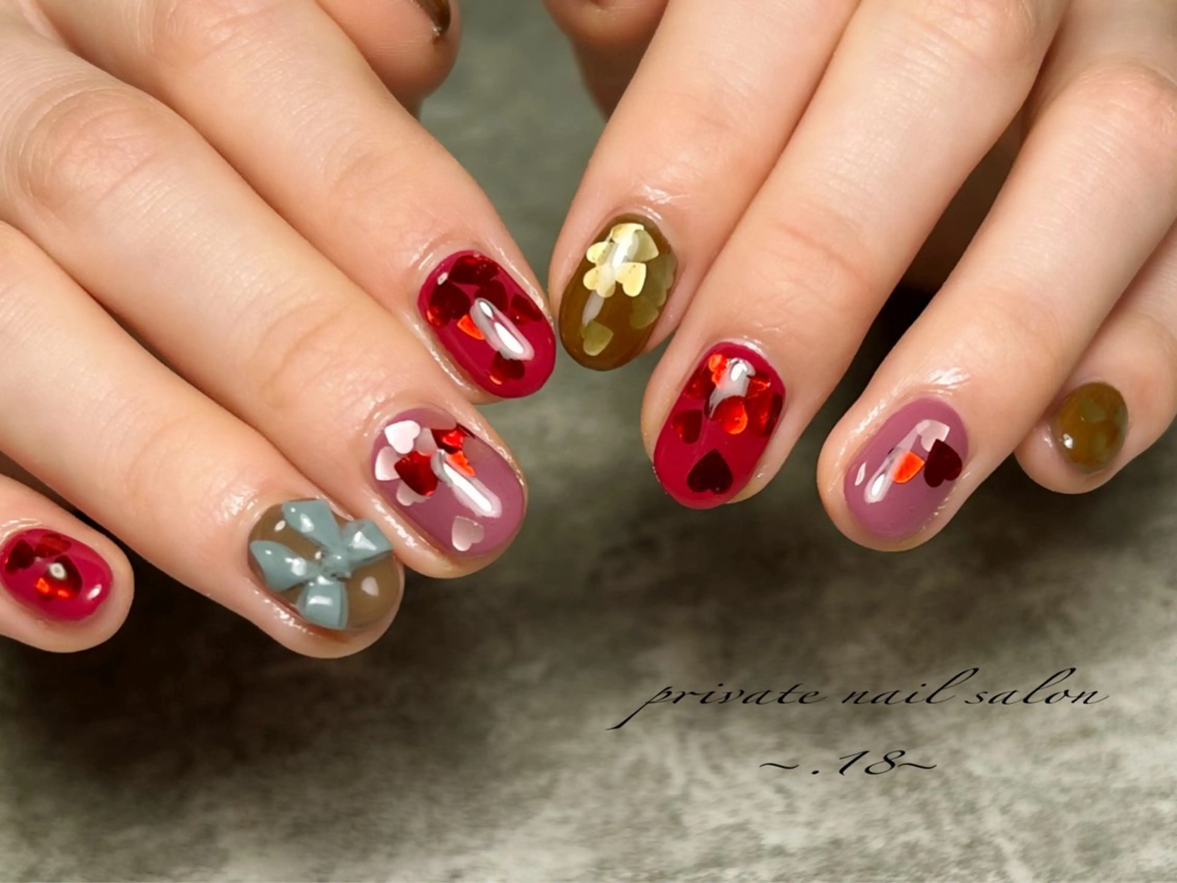 ネイル ジェルネイル 持ち込み パラジェル ハンドネイル private nail salon〜.18〜所属・.18 〜のネイルデザイン