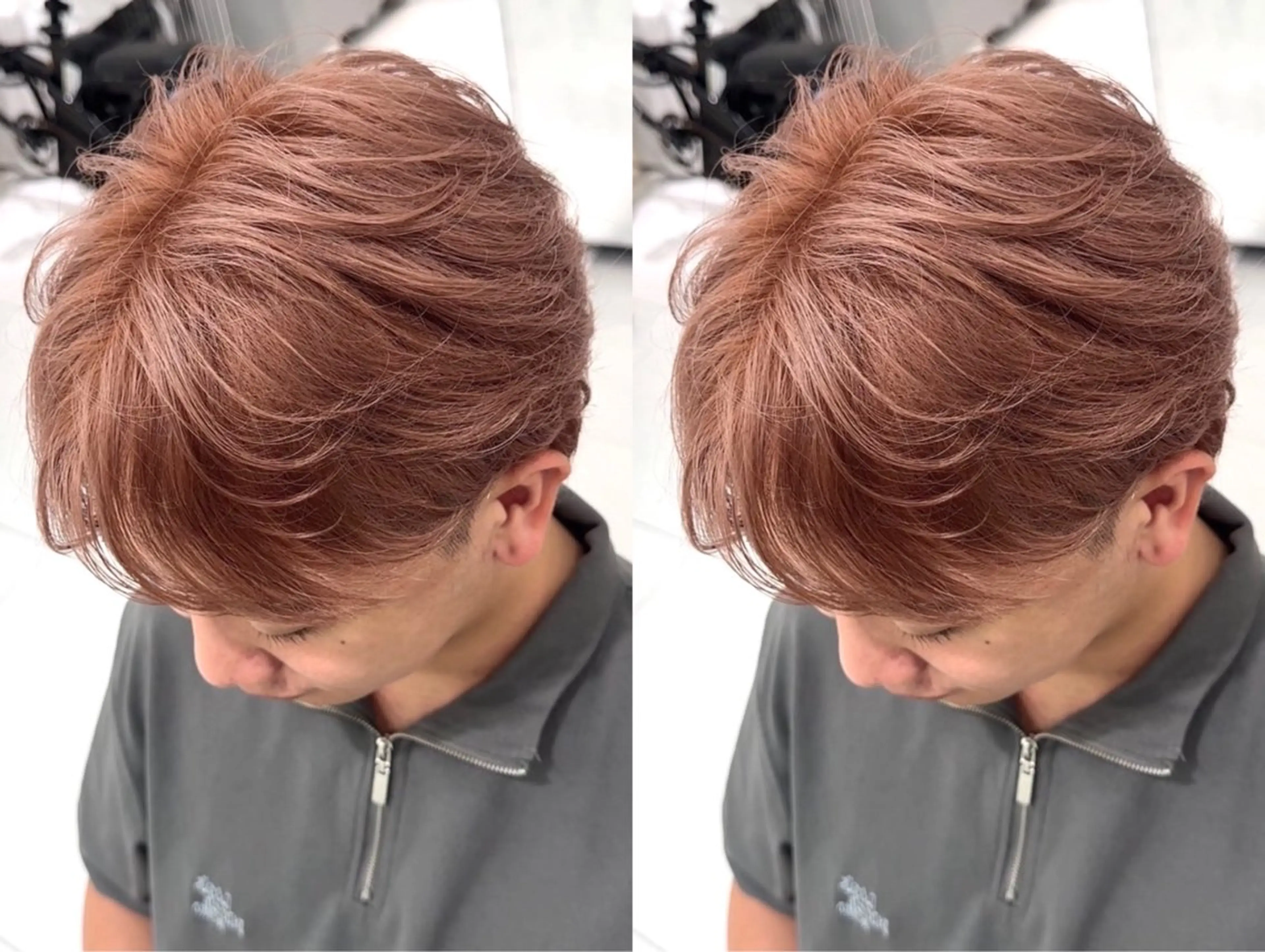 【新規👑韓国風メンズヘア】メンズカット+ワンカラー+トリートメントの写真