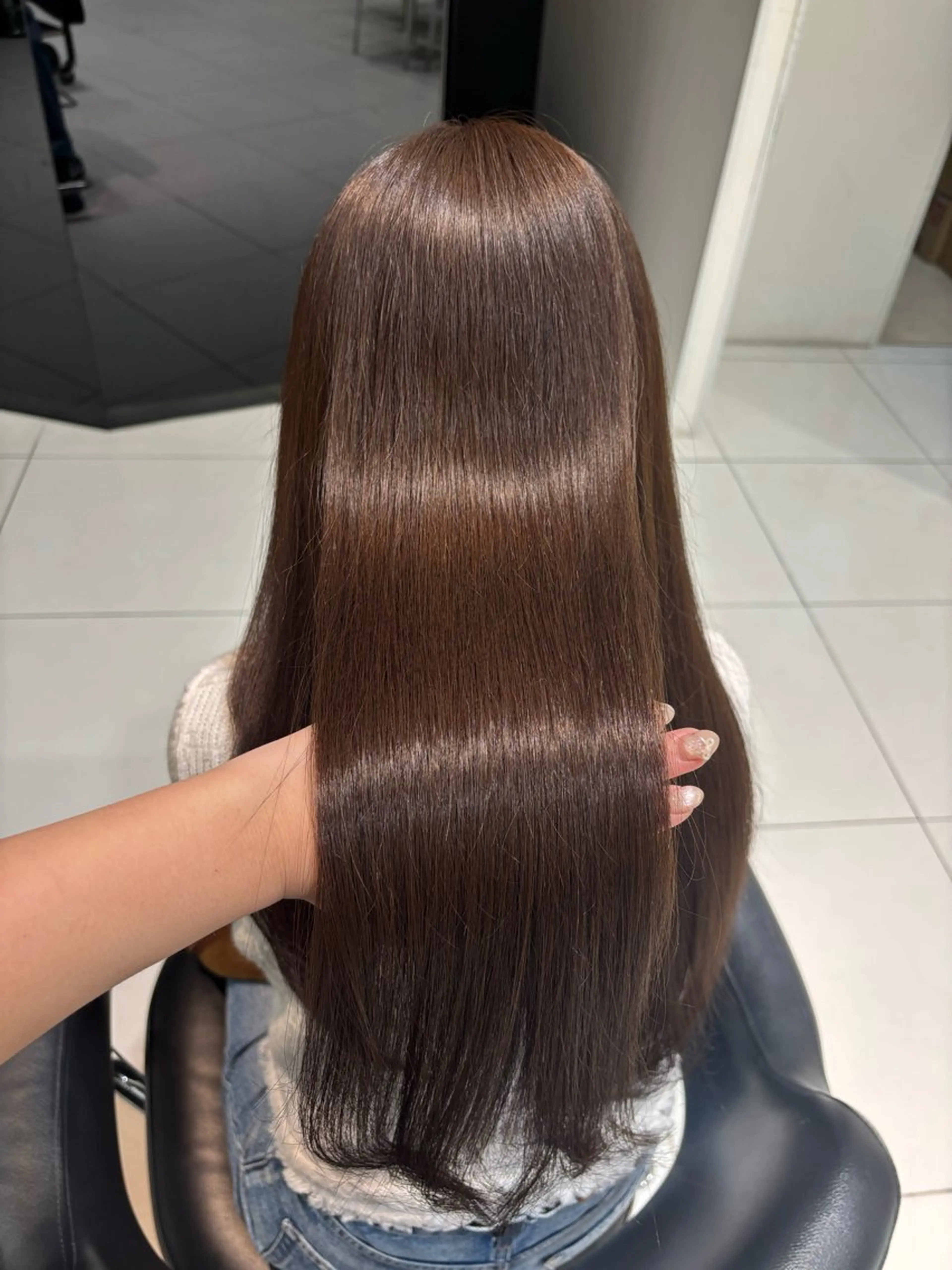 ロング ヘアカラー トリートメント 💞韓国カラー💞 あやかのヘアスタイル