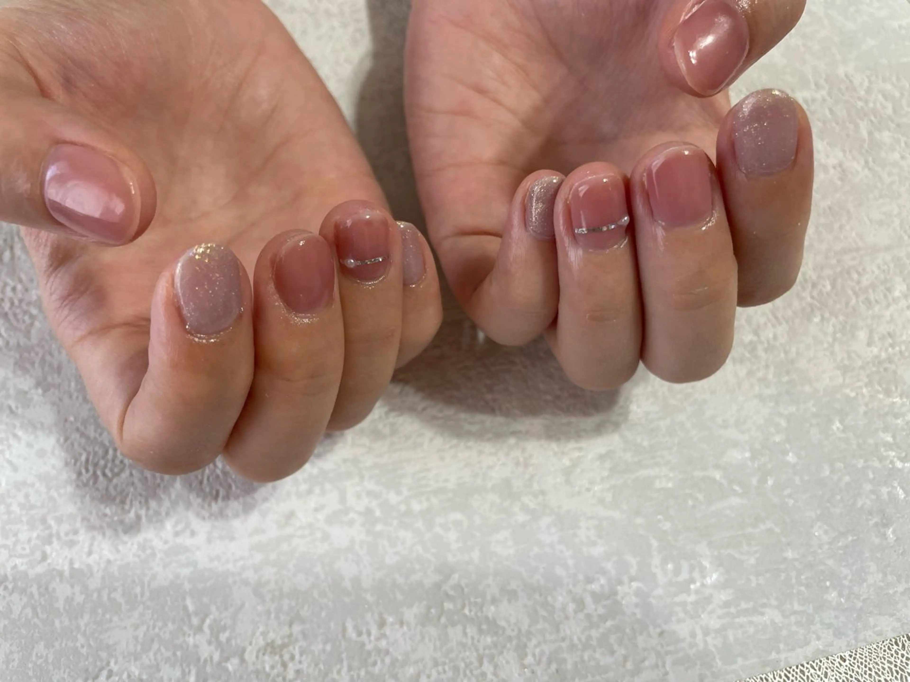 ネイル ジェルネイル メンズネイル パラジェル シンプルネイル 夏ネイル kikinail 溝の口のネイルデザイン