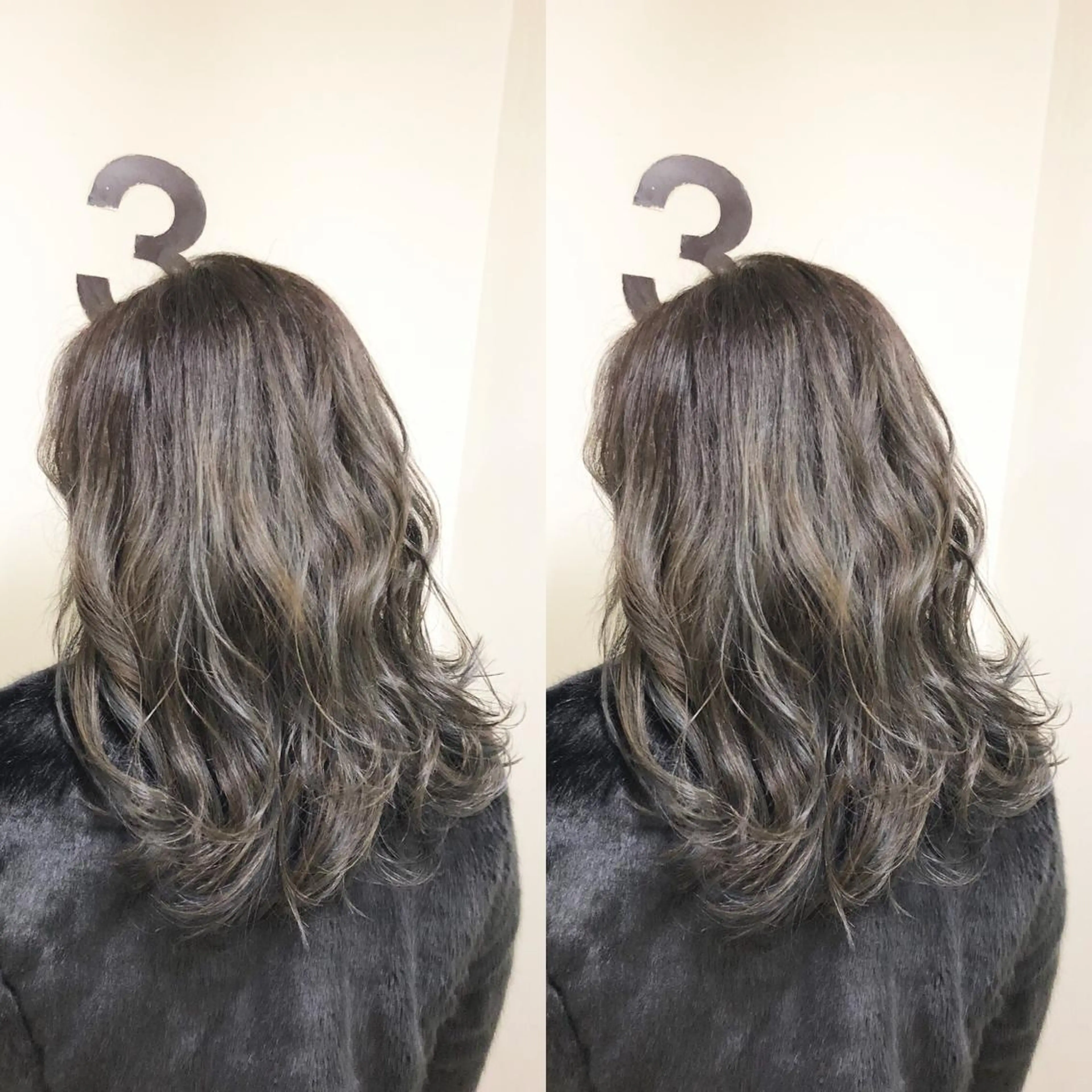 ミディアム カラー パーマ ヘアアレンジ キッズ ネイル マツエク・マツパ グレージュ 赤色 AUBE HAIRazul吉祥寺所属・綺麗な髪質にしたい方 限定🌈清水　祥のヘアスタイル