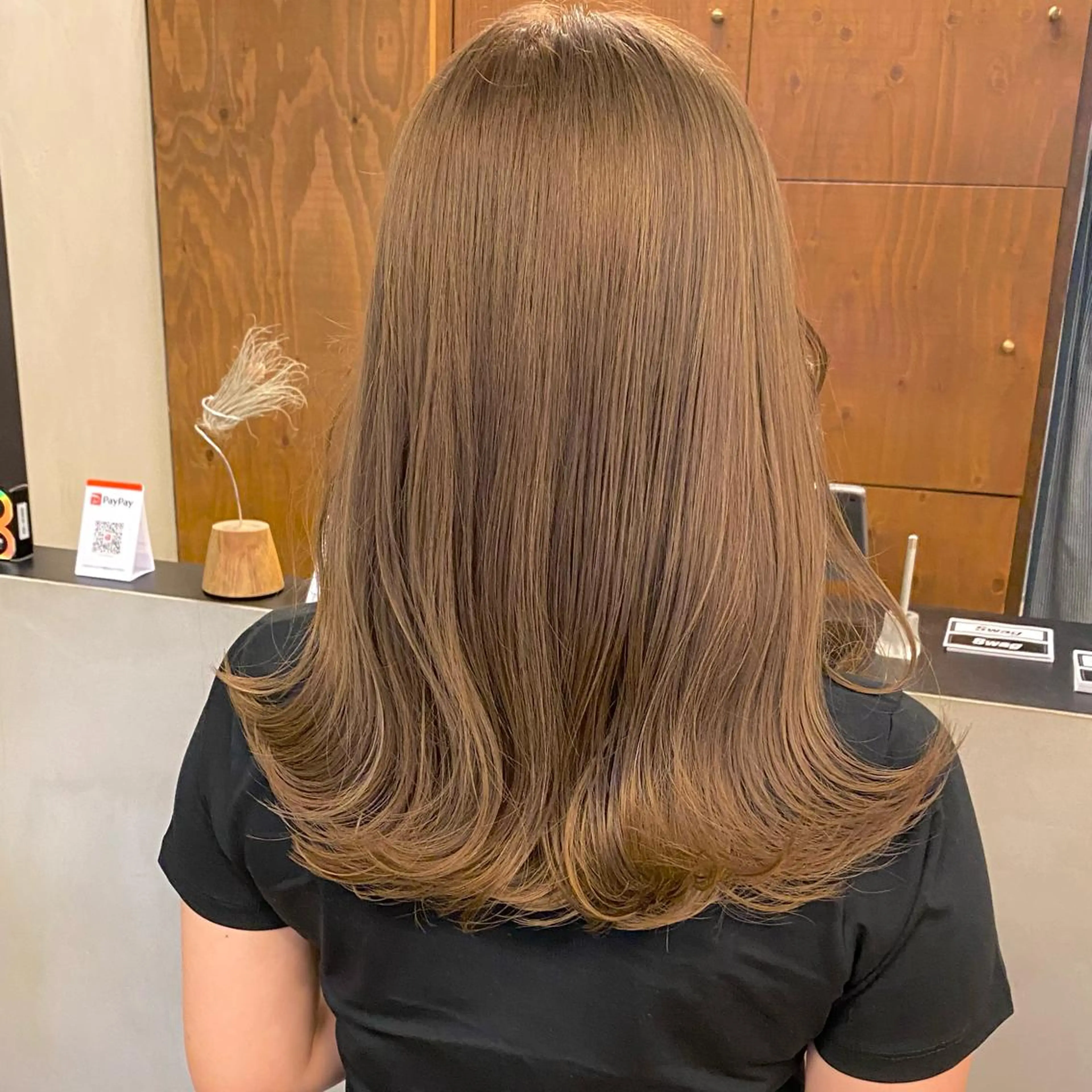 ロング カラー パーマ ヘアアレンジ メンズ キッズ ネイル マツエク・マツパ カット ヘアカラー EMANON梅田店所属・前川 朋香のヘアスタイル