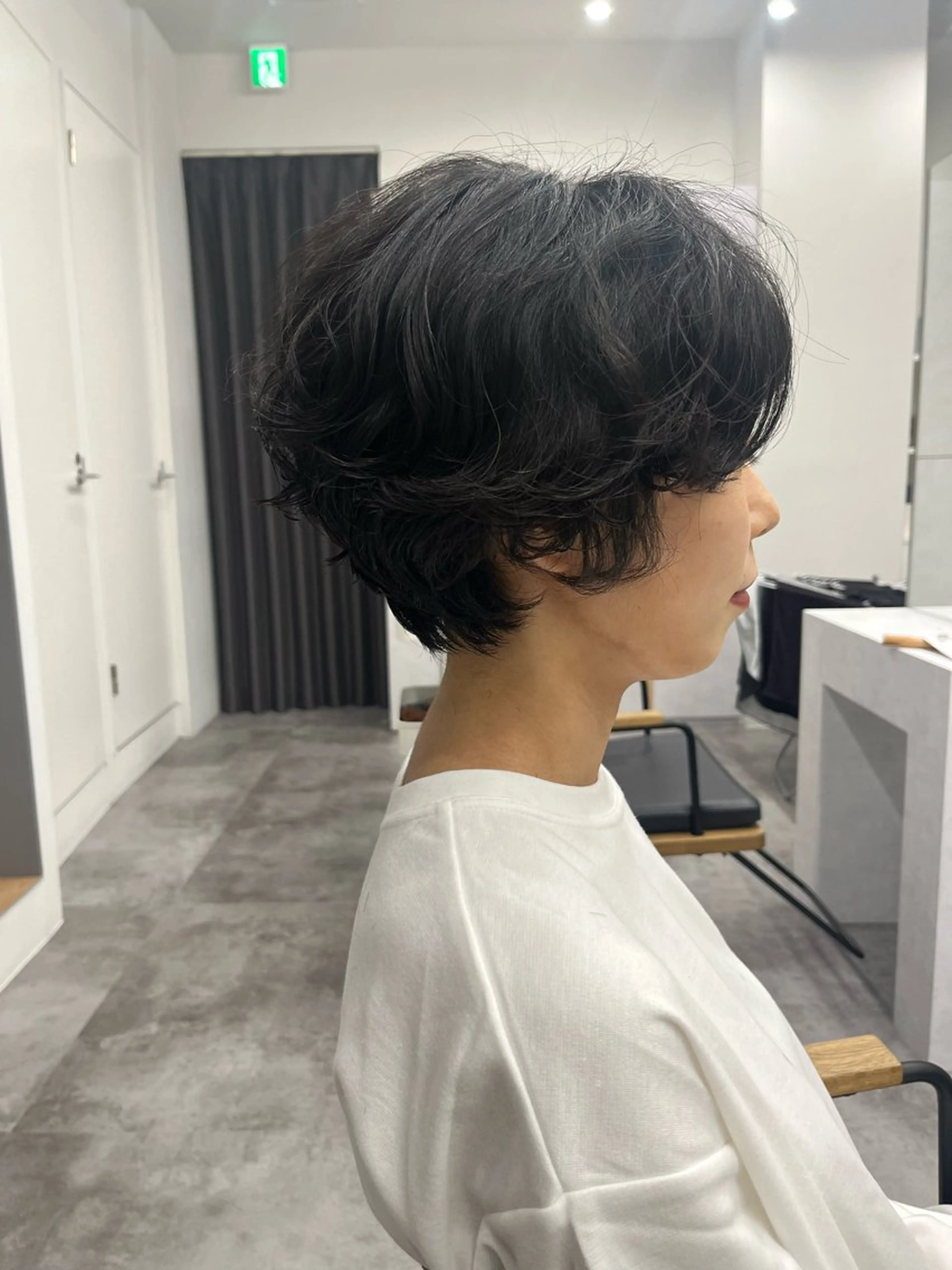 ショート パーマ 門崎未依/レイヤー/ メンズカット🪿🌼のヘアスタイル