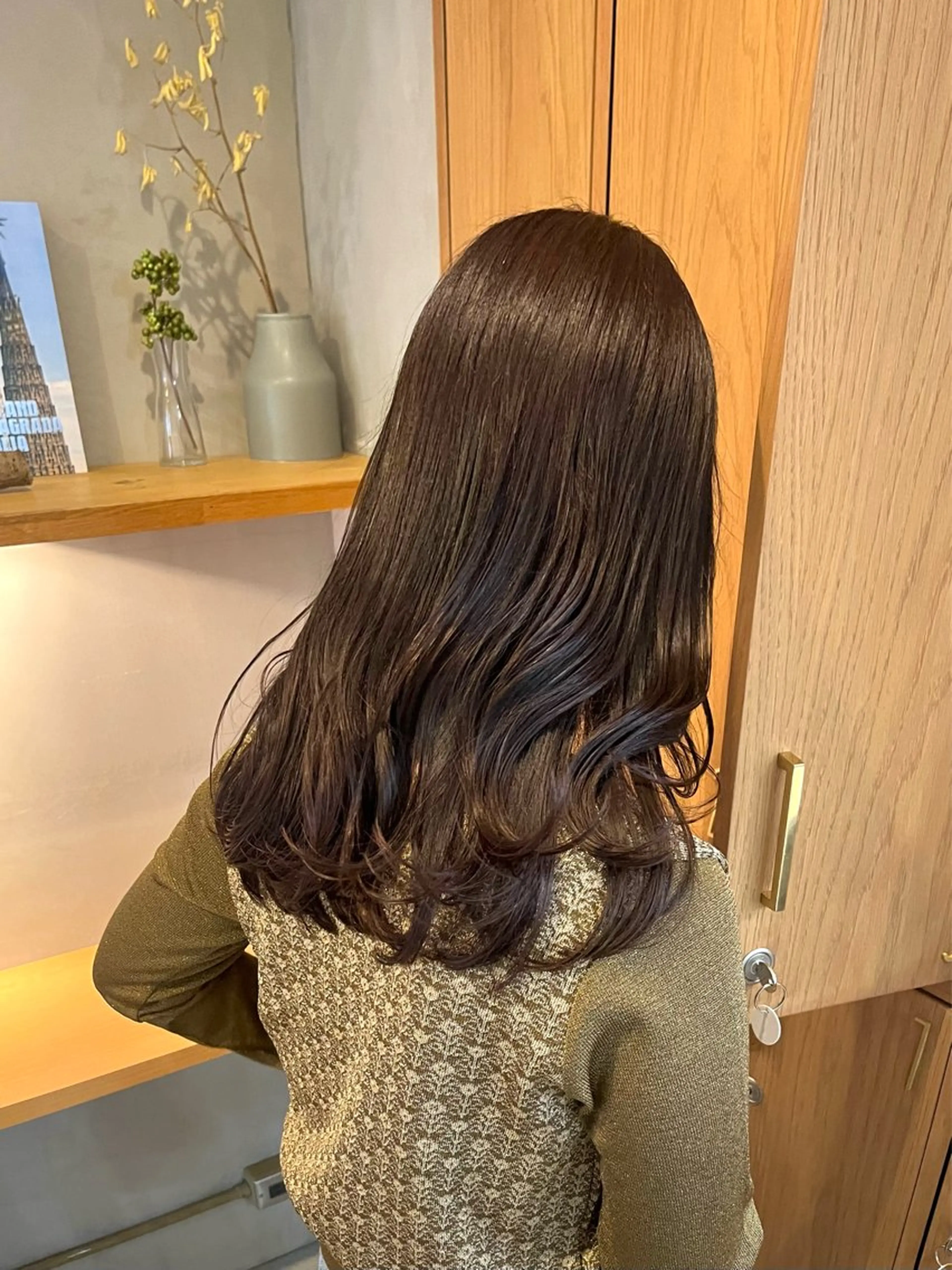 セミロング カラー トリートメント 伊藤ゆかり/髪質改善 /透明感カラーのヘアスタイル