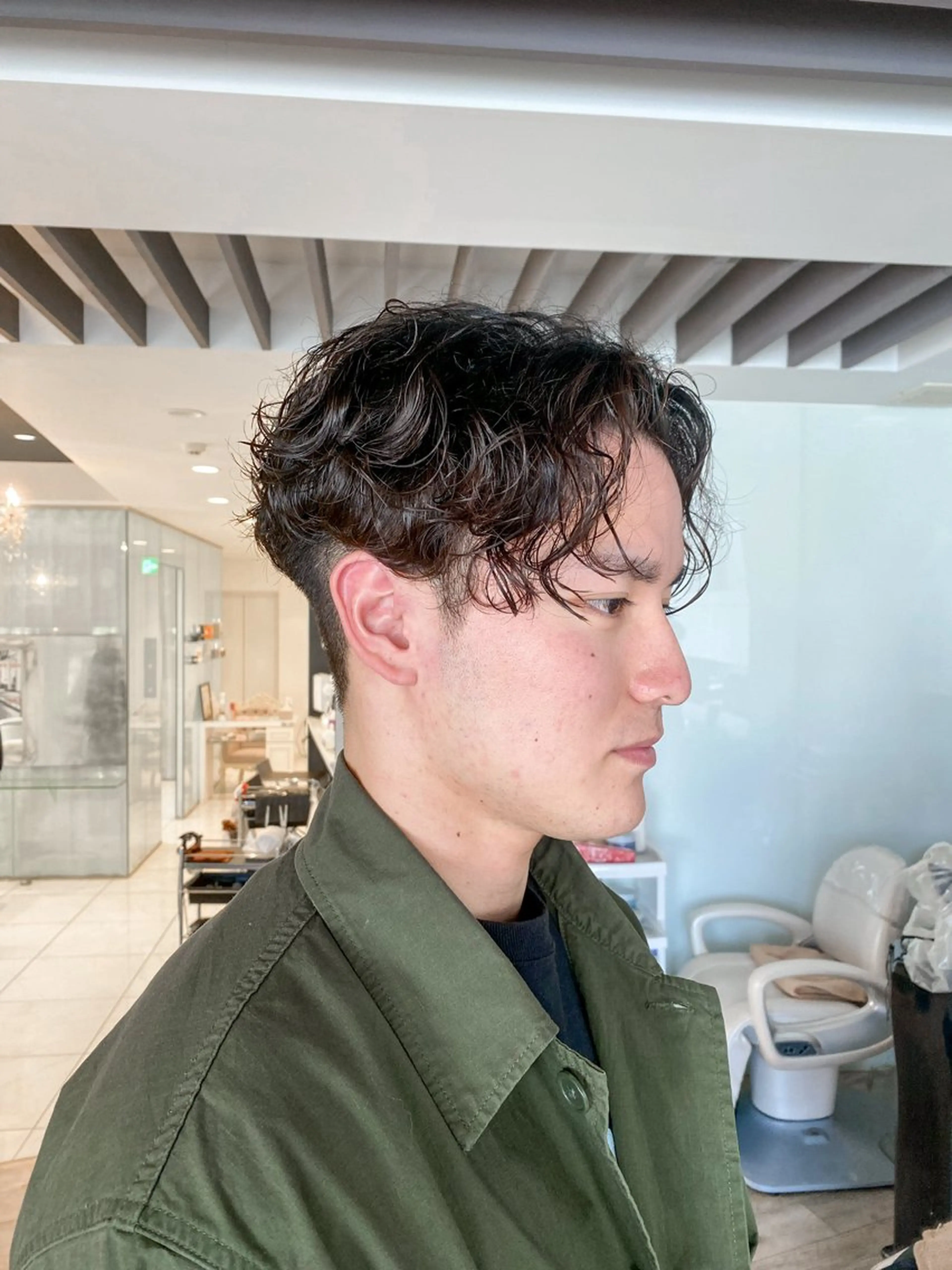 メンズカット+スパイラルパーマ+トリートメントの写真