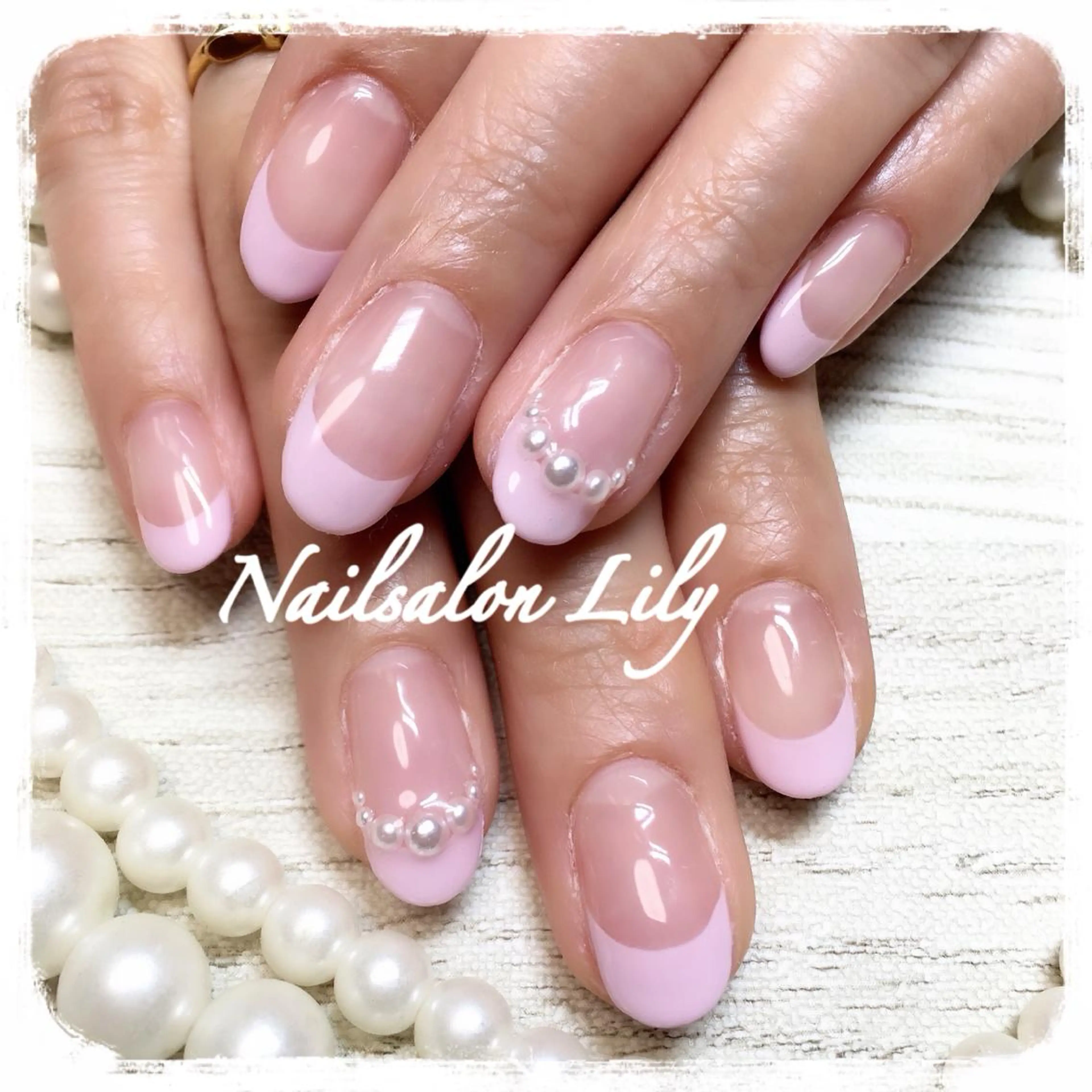 ネイル フレンチネイル Nailsalon Lilyのネイルデザイン
