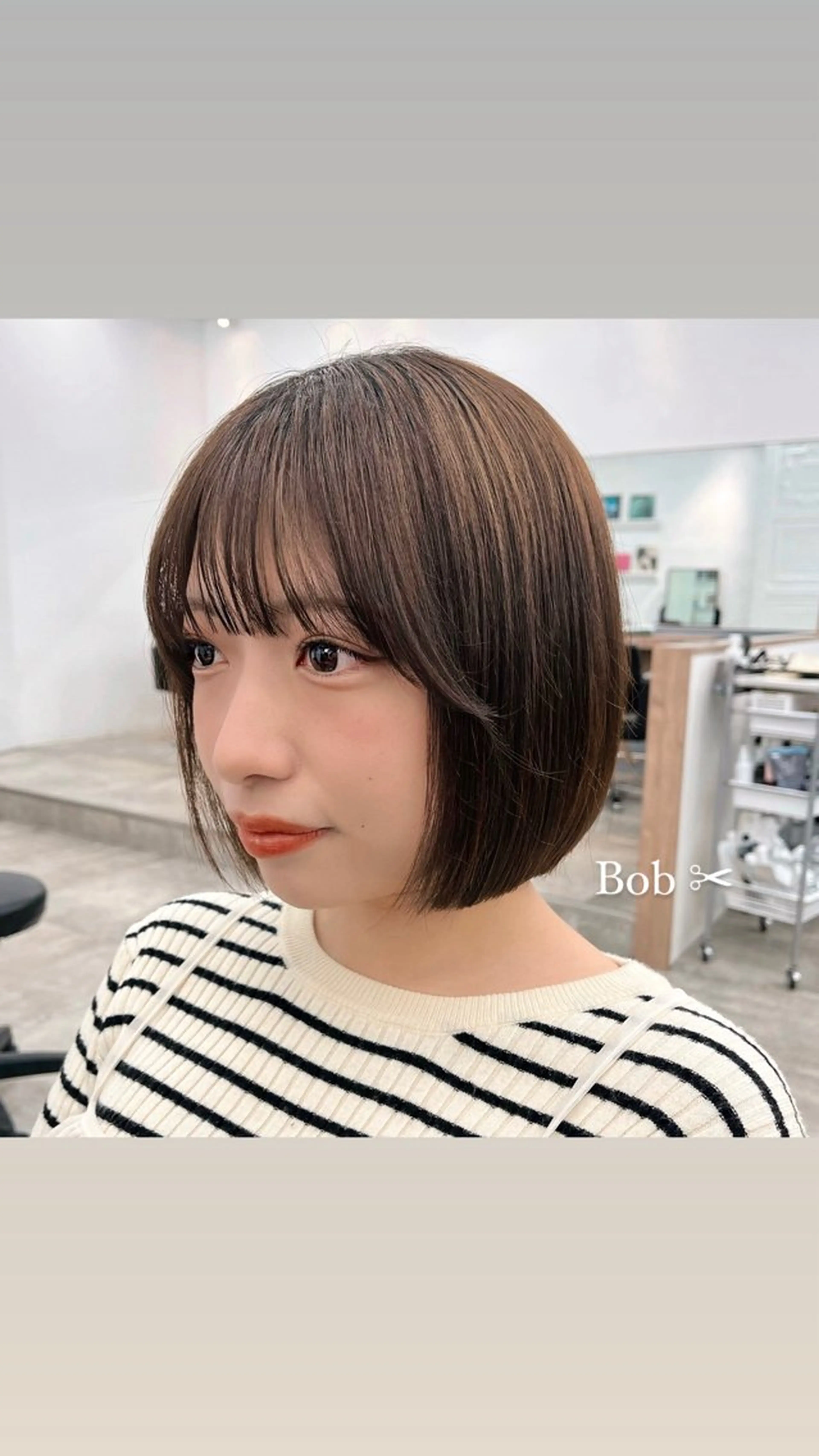 ショート カラー ヘアアレンジ 🌱ボブ/レイヤー/ ベージュ/あやみ✨のヘアスタイル