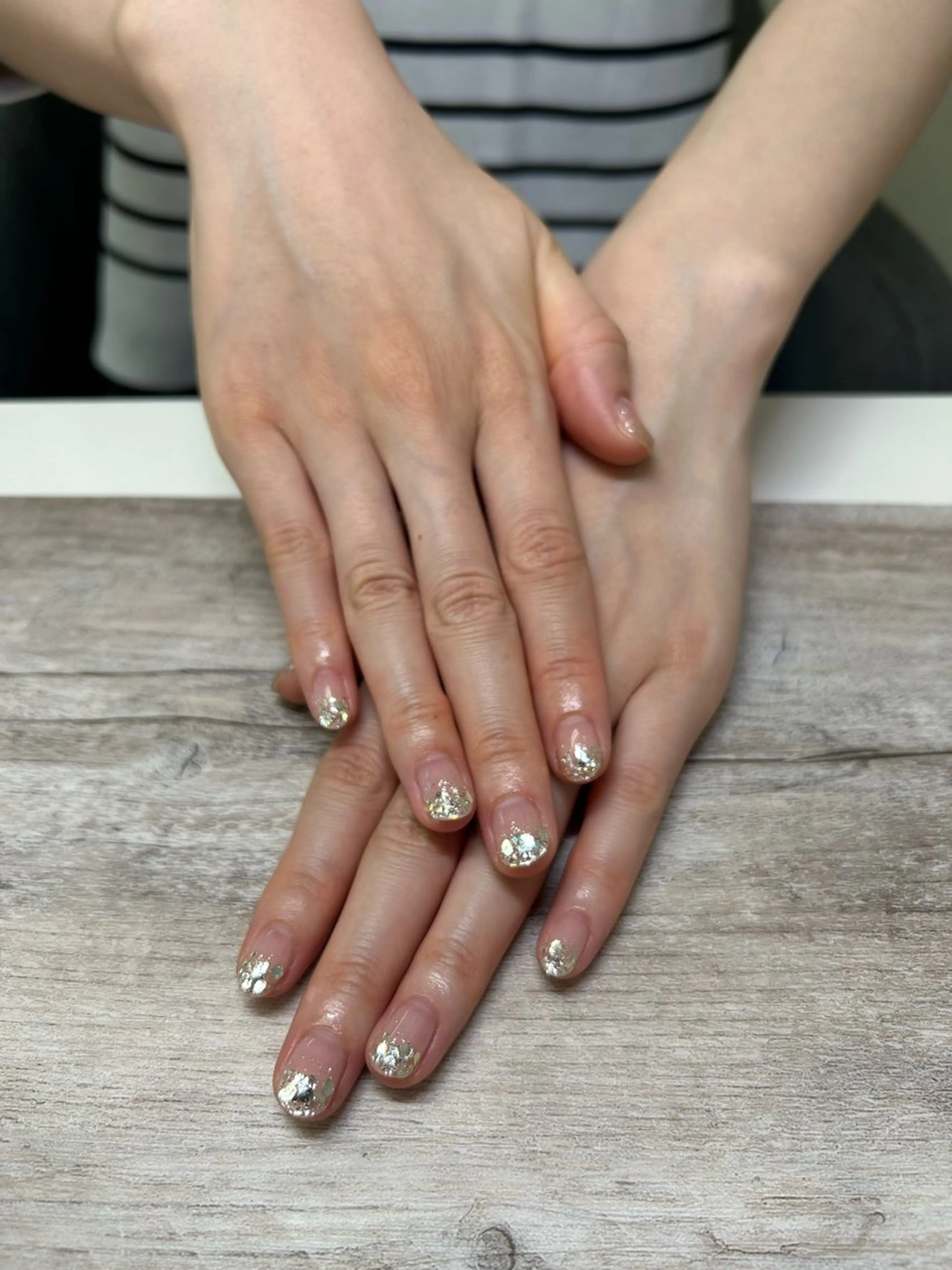 ネイル ラメ(グリッター) ラメグラデーション Nail&Hair Salon Asian 池袋店所属・U. azusa🪷のネイルデザイン