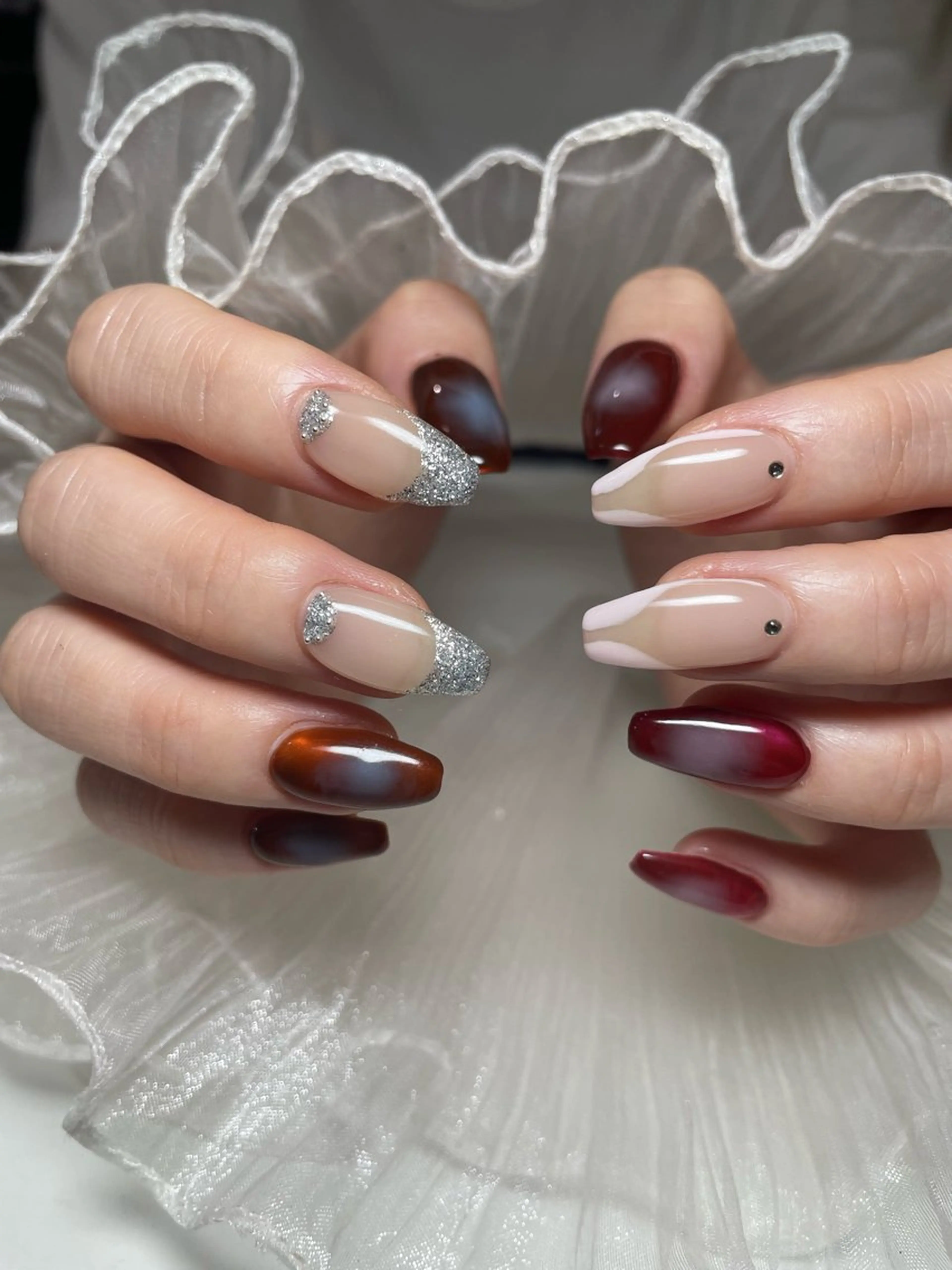 ネイル ‪るか/‪透明感 カラー/アレンジのヘアスタイル