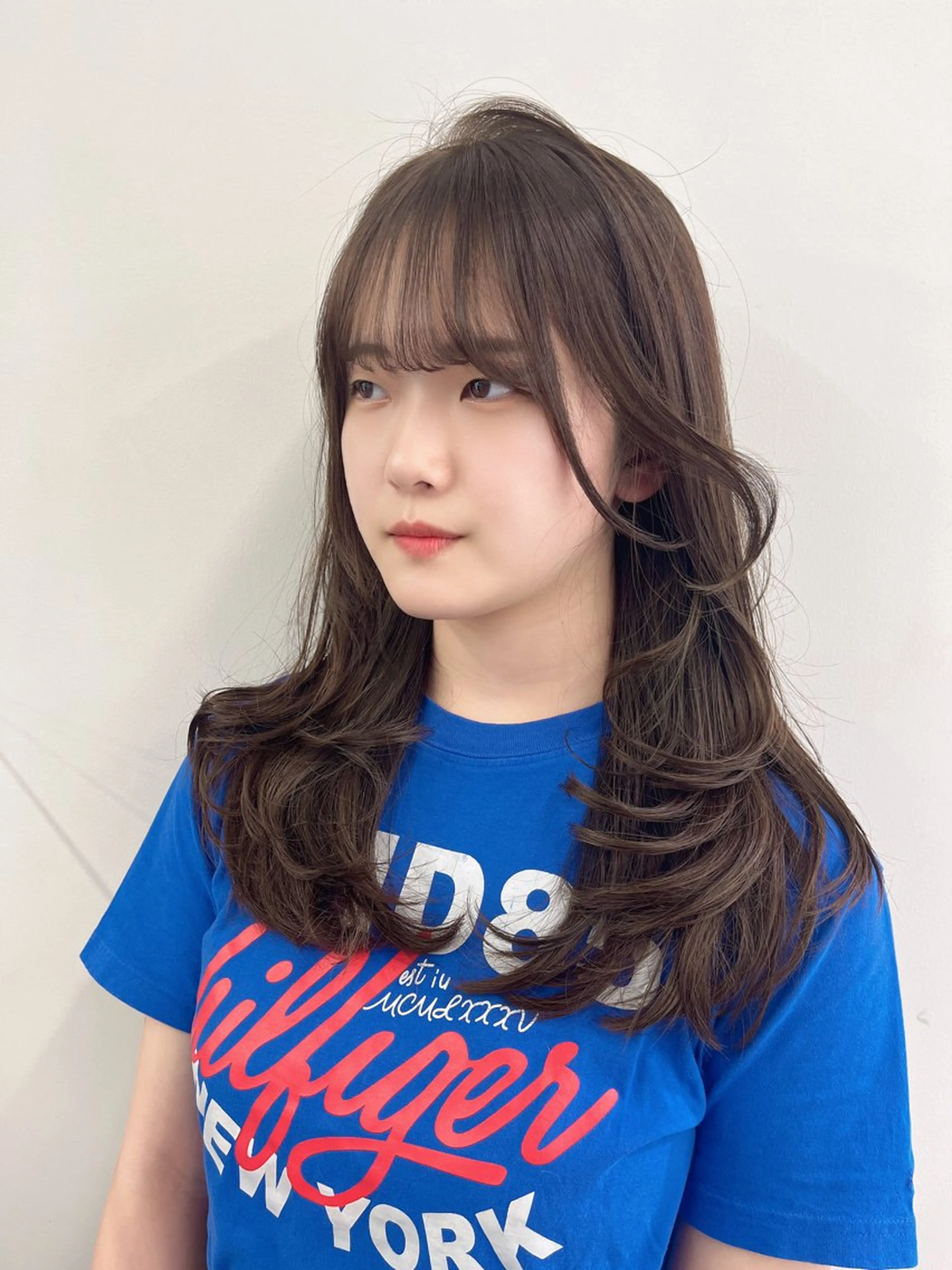 セミロング カラー ヘアアレンジ 韓国ヘア/髪質改善 TAKAHIROのヘアスタイル