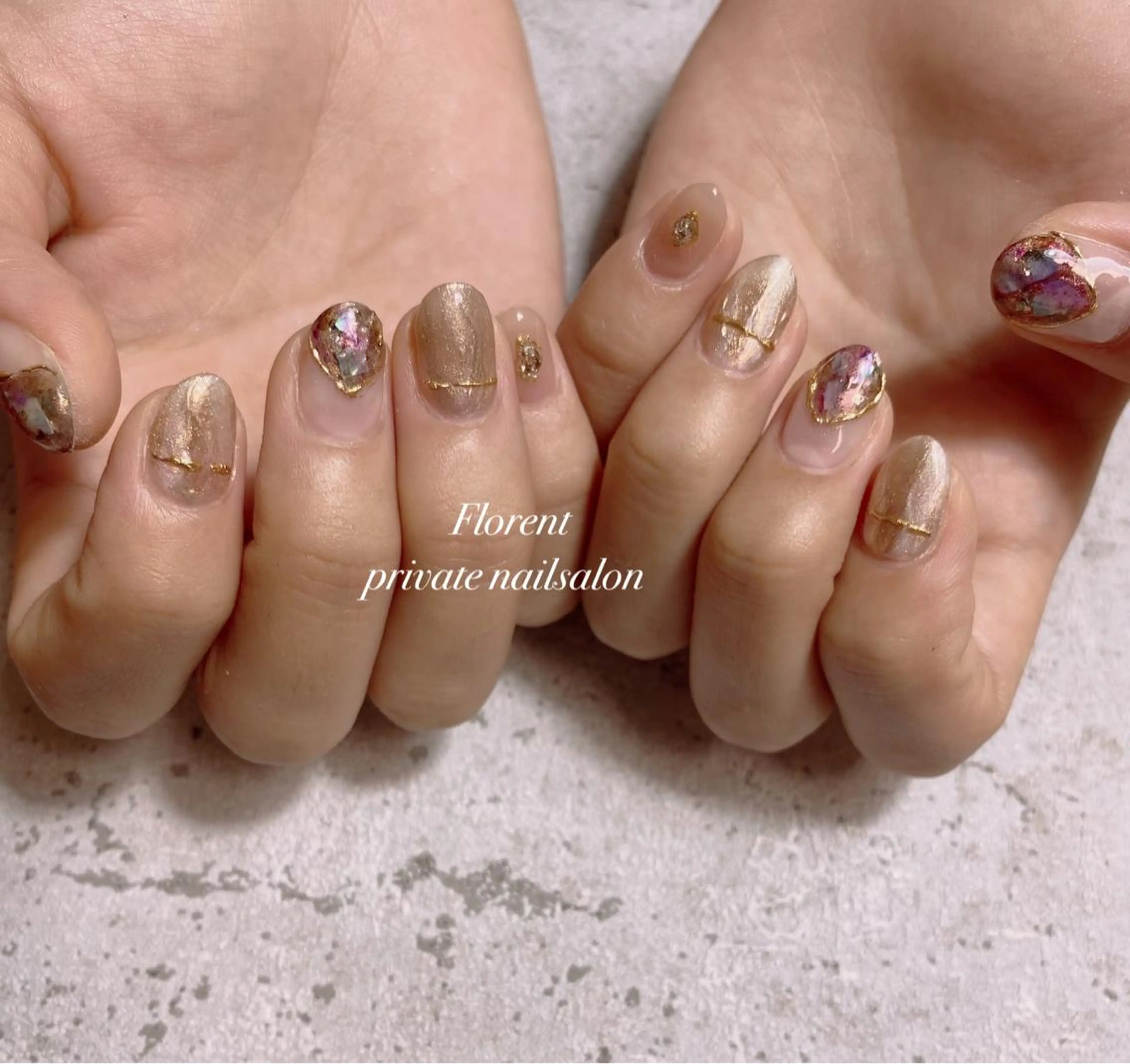 ネイル ハンドネイル florent nailのネイルデザイン