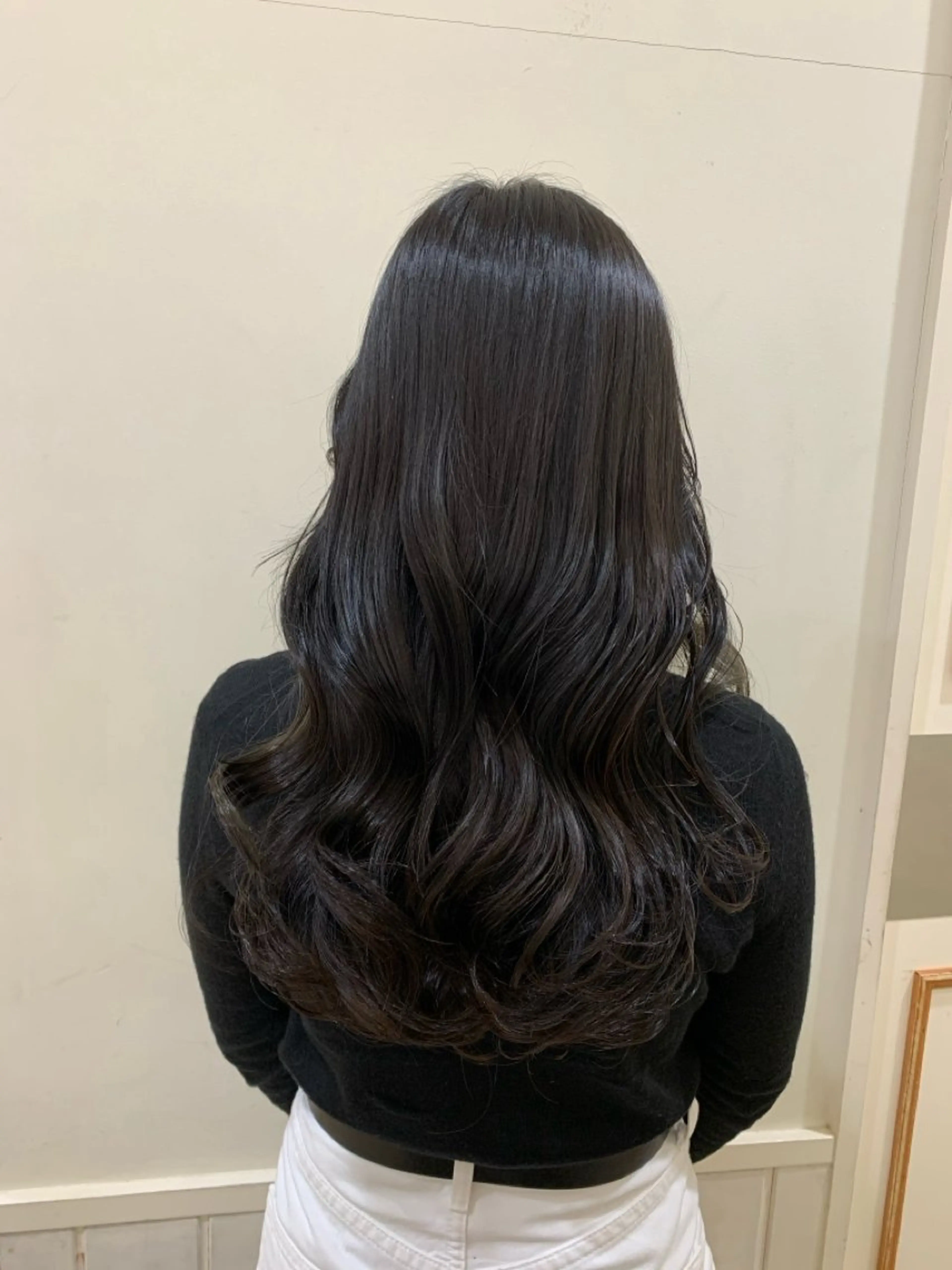 ロング カット ヘアカラー トリートメント 韓国ヘア ‎⟡.·KANA🐥のヘアスタイル