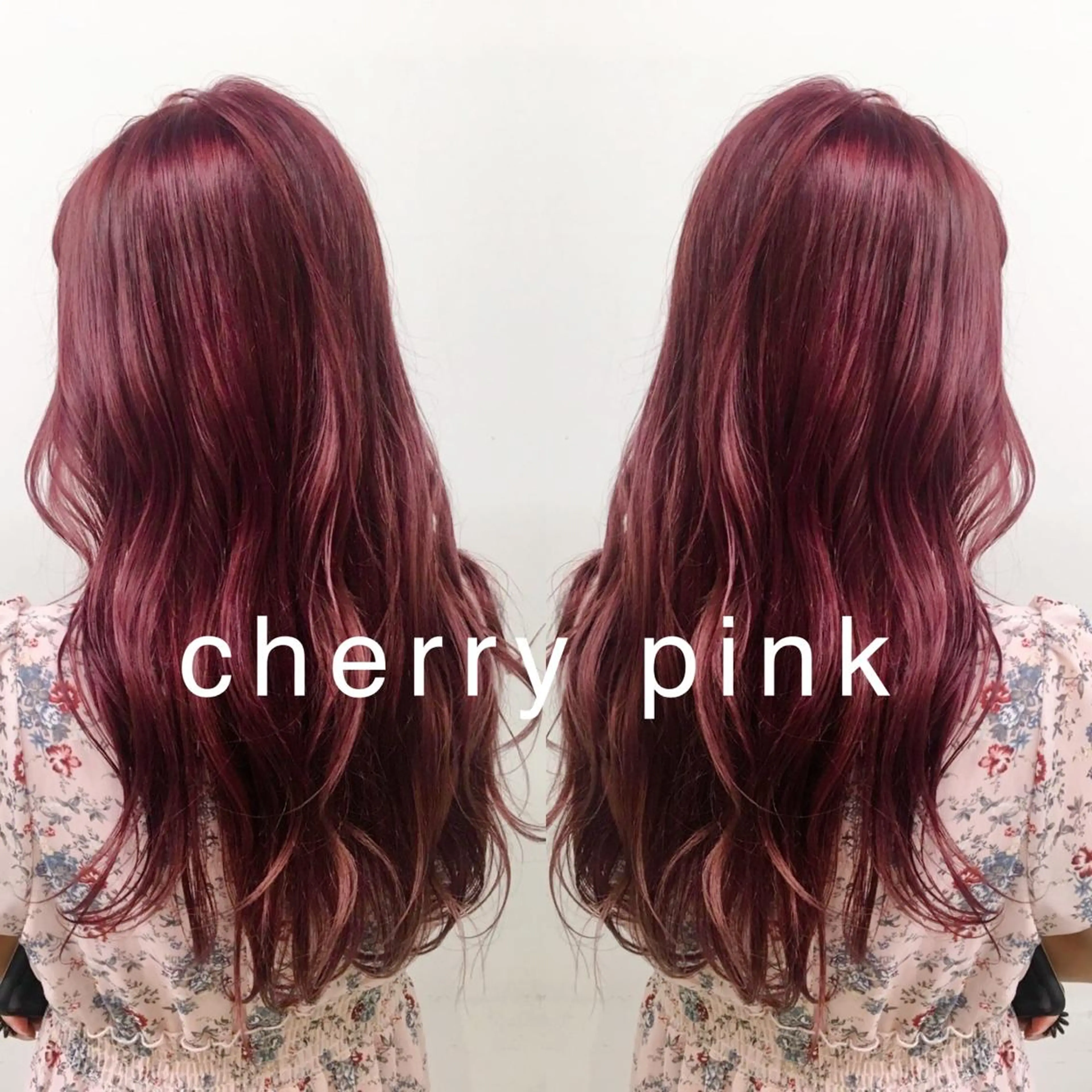 ロング カラー ピンクカラー ♡透け感カラー 大賀哲平♡のヘアスタイル