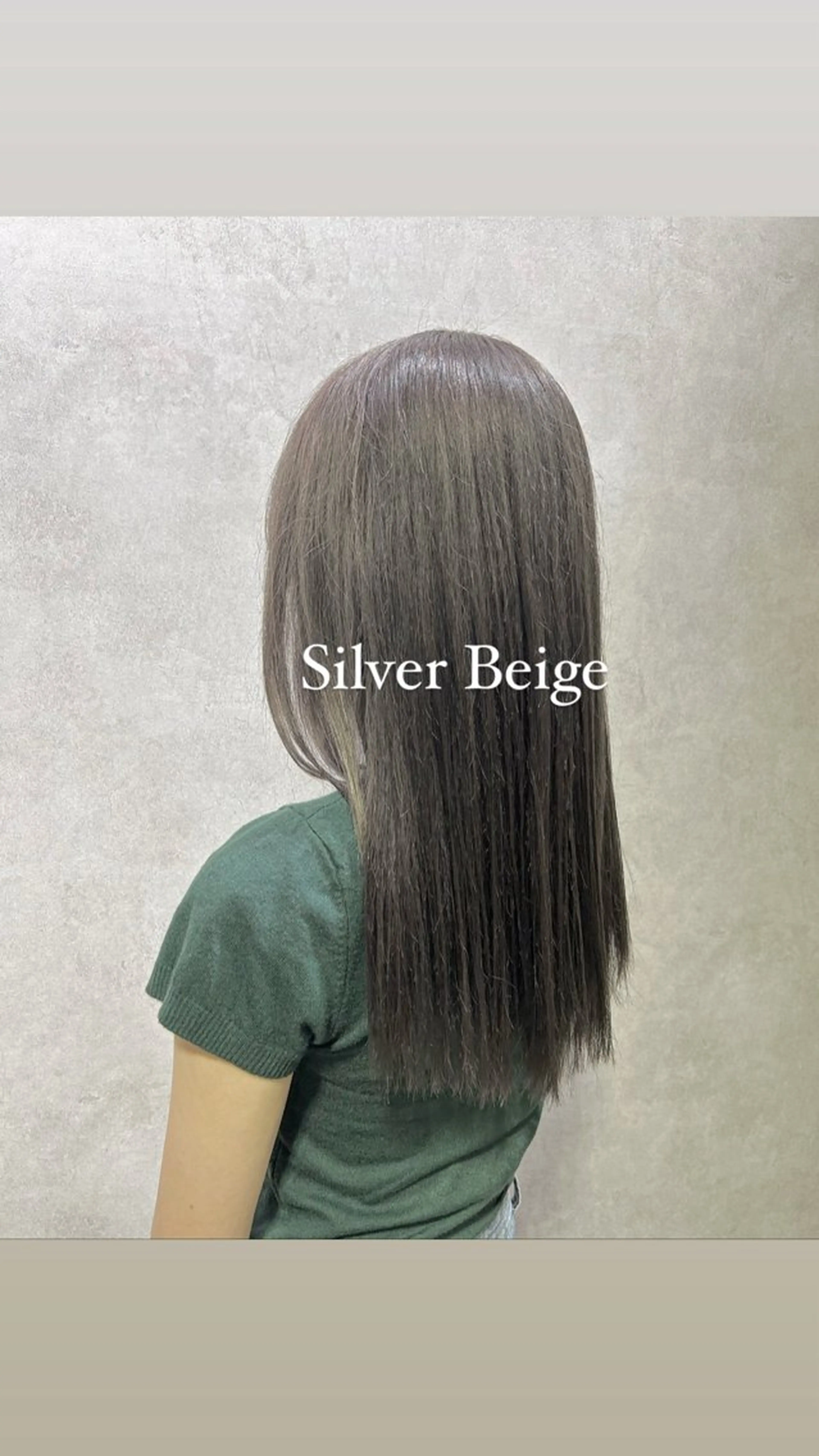 ロング カラー ベージュカラー ブリーチ シルバー シルバーベージュ 💎色落ち綺麗に白肌 ラベンダー💎りんのヘアスタイル