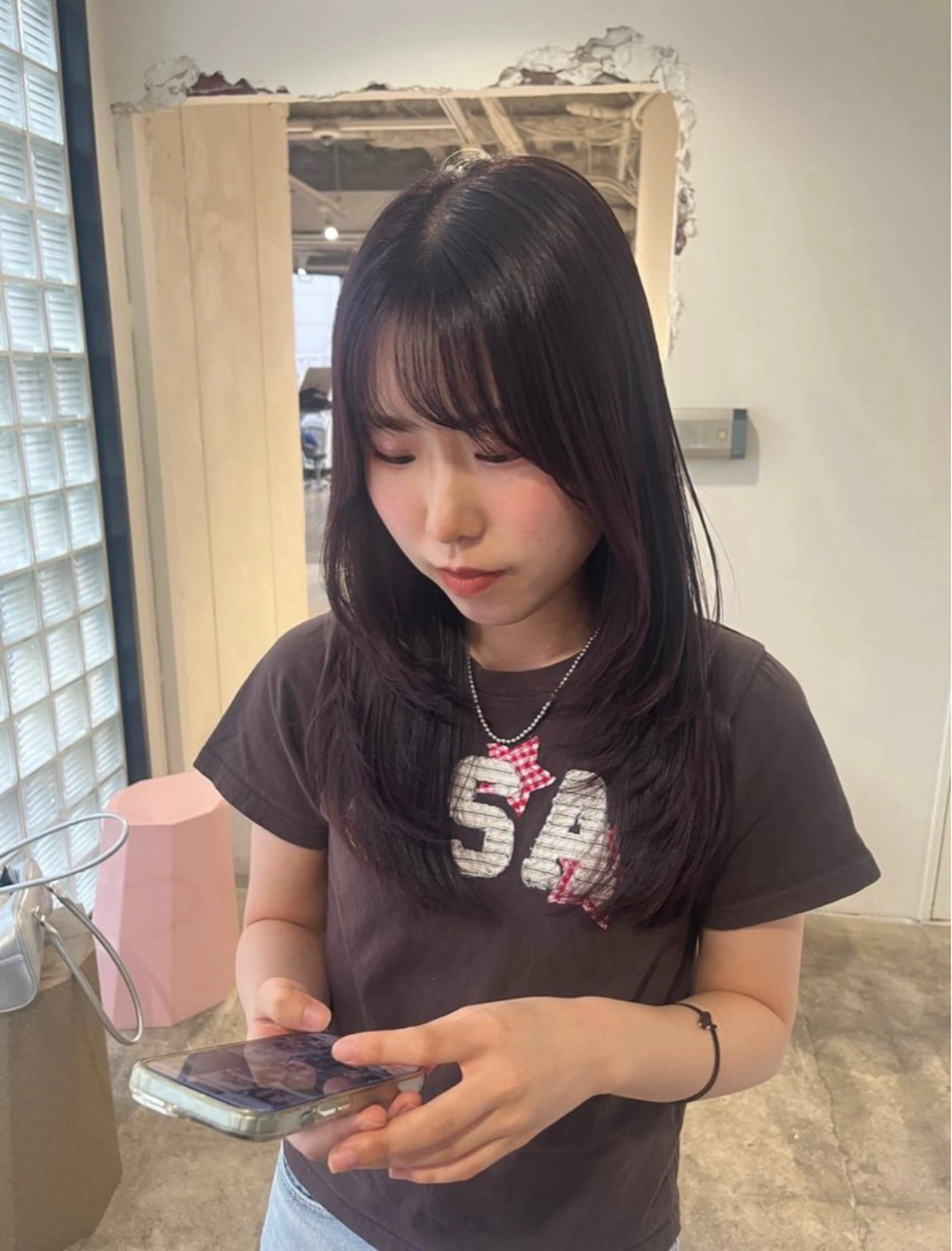 セミロング Ruka/カット カラーモデル募集のヘアスタイル