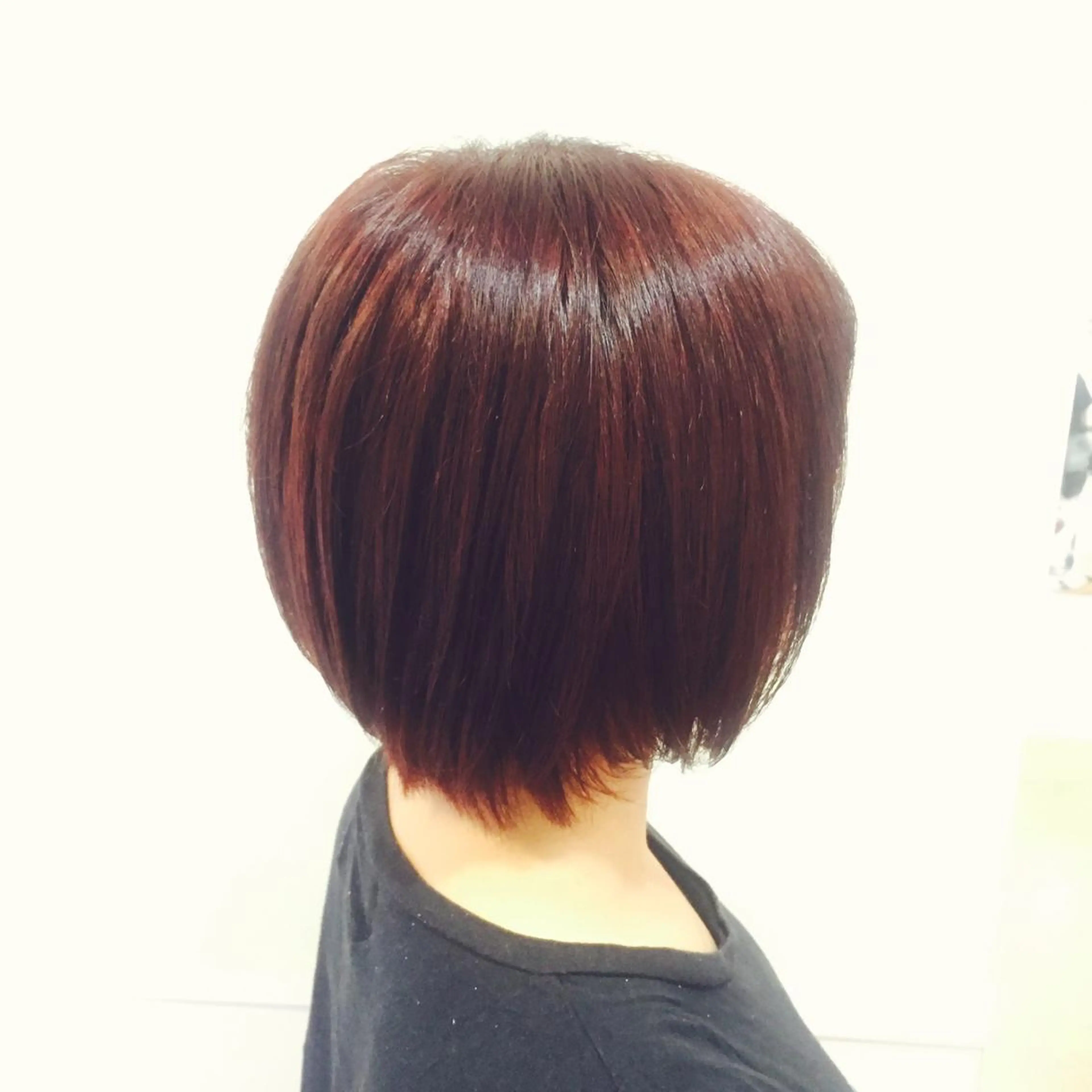 ショート カラー オレンジ レッドカラー oggi +KENJE所属・大平 美沙のヘアスタイル