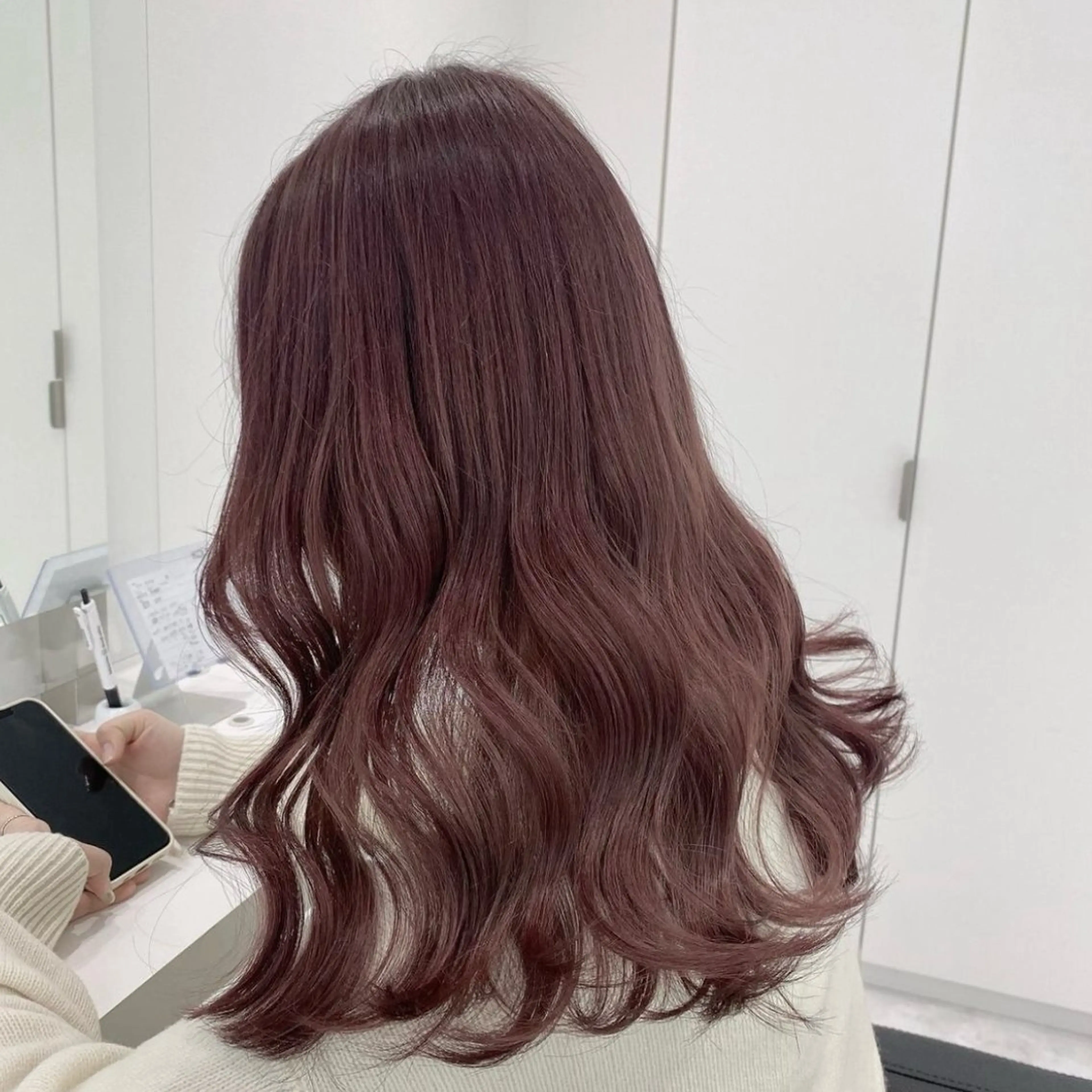 セミロング カラー IS所属・横浜美容室/透明感 カラー/レイヤーのヘアスタイル