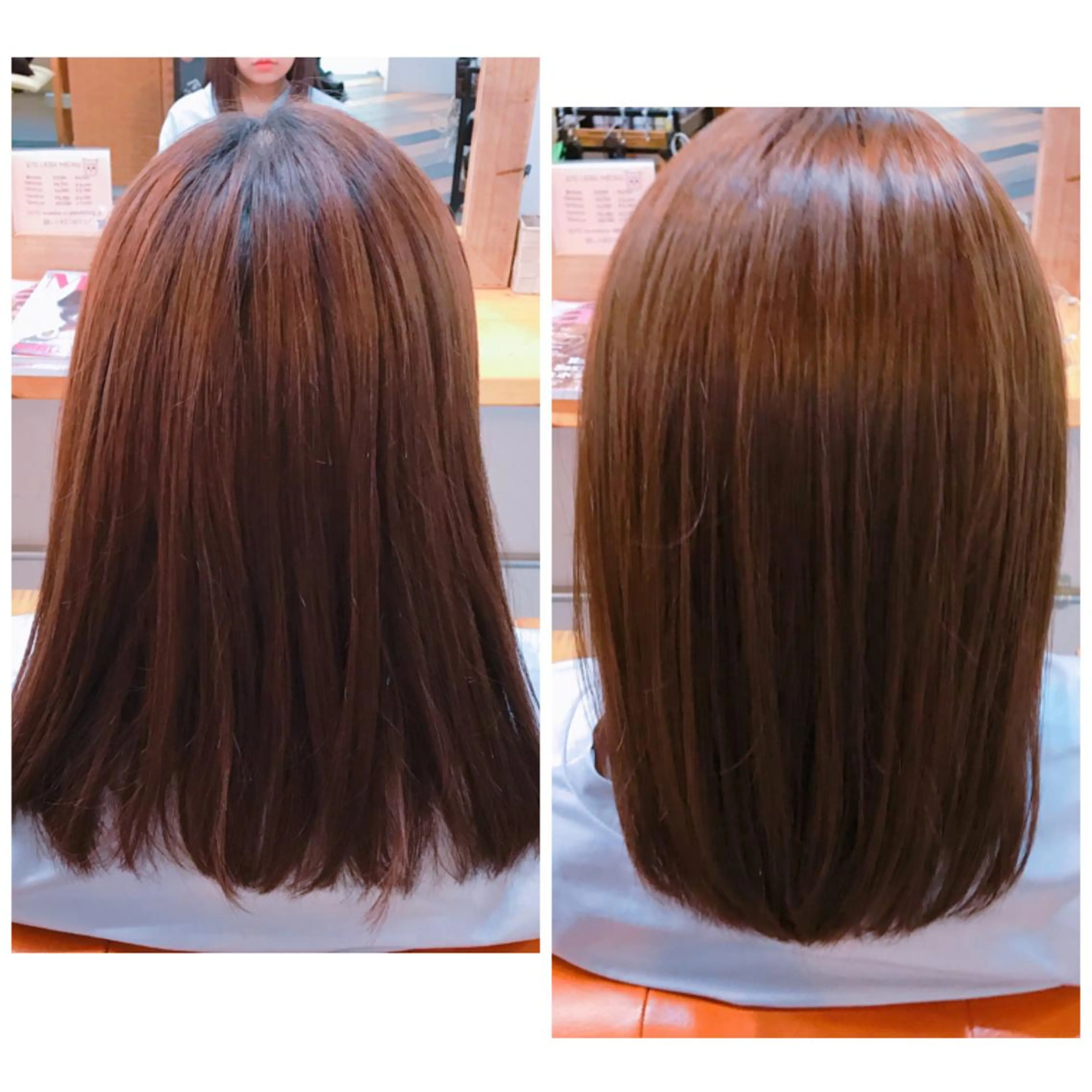 セミロング カラー ベージュカラー ハイトーンカラー ハイトーンベージュ イルミナカラー 🌈限定価格🌈 鈴木　瑛輔のヘアスタイル