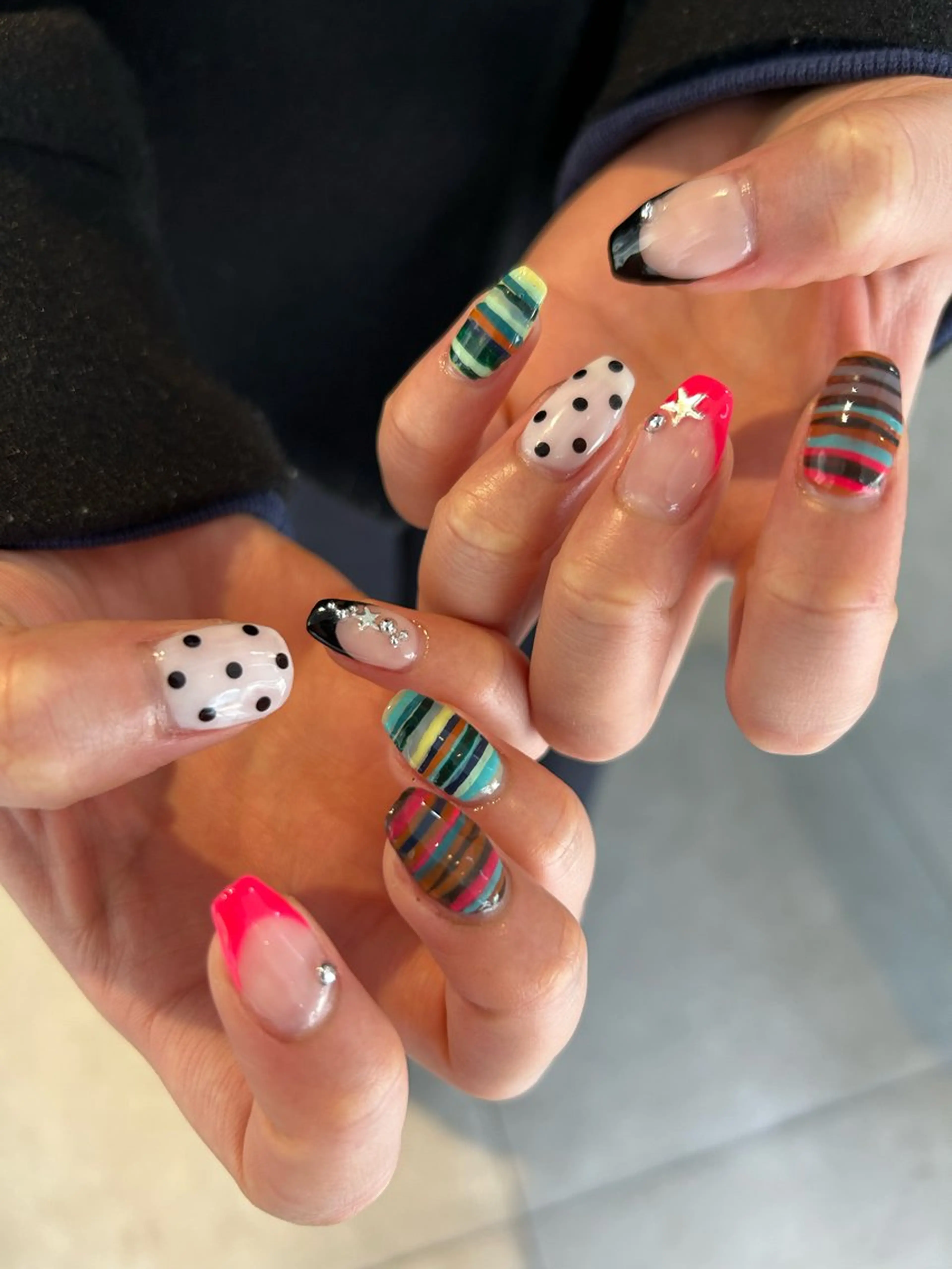 ネイル 黒政 茜のネイルデザイン