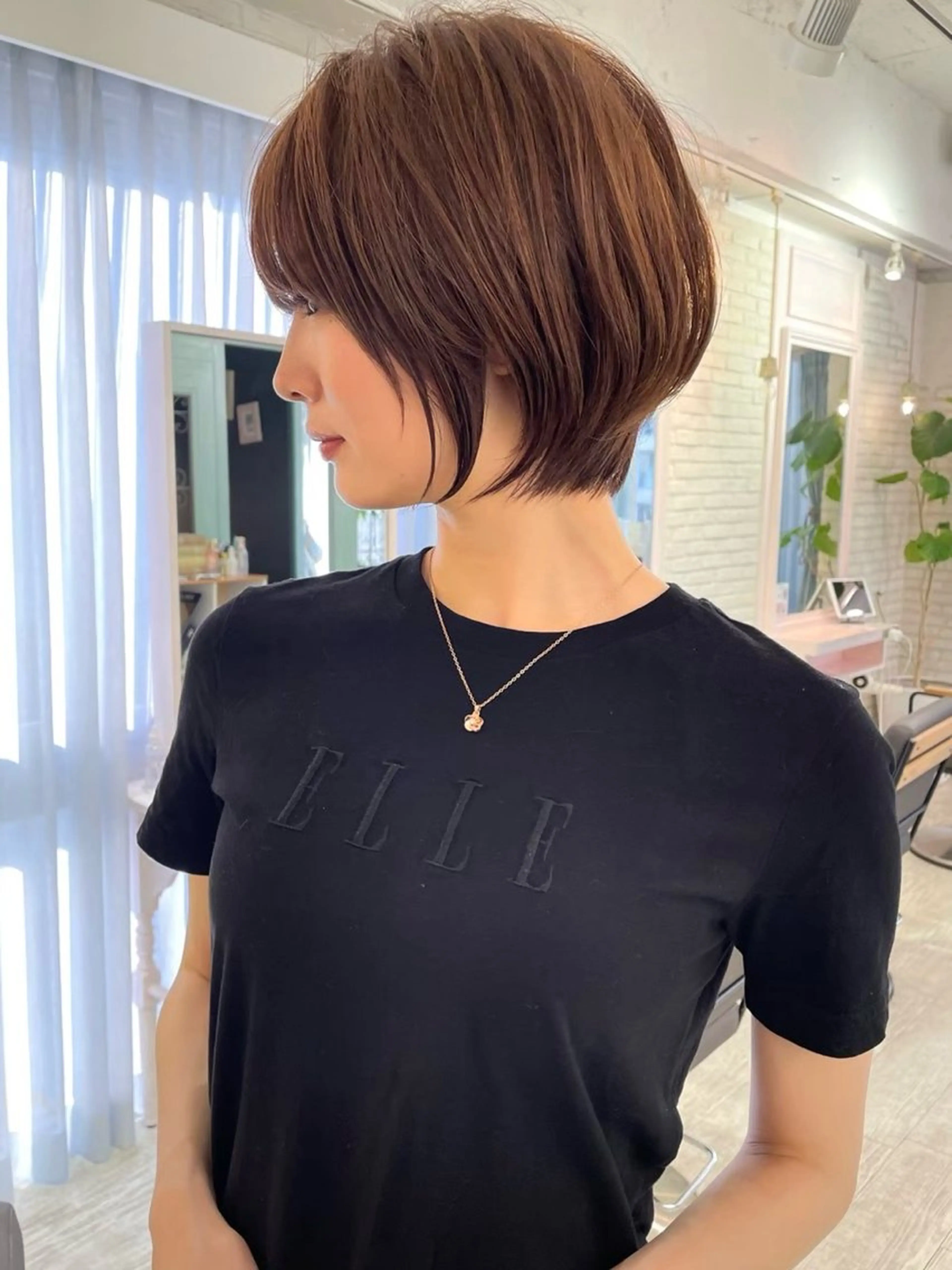 ショート カラー パーマ ショートヘア 平川 一真のヘアスタイル