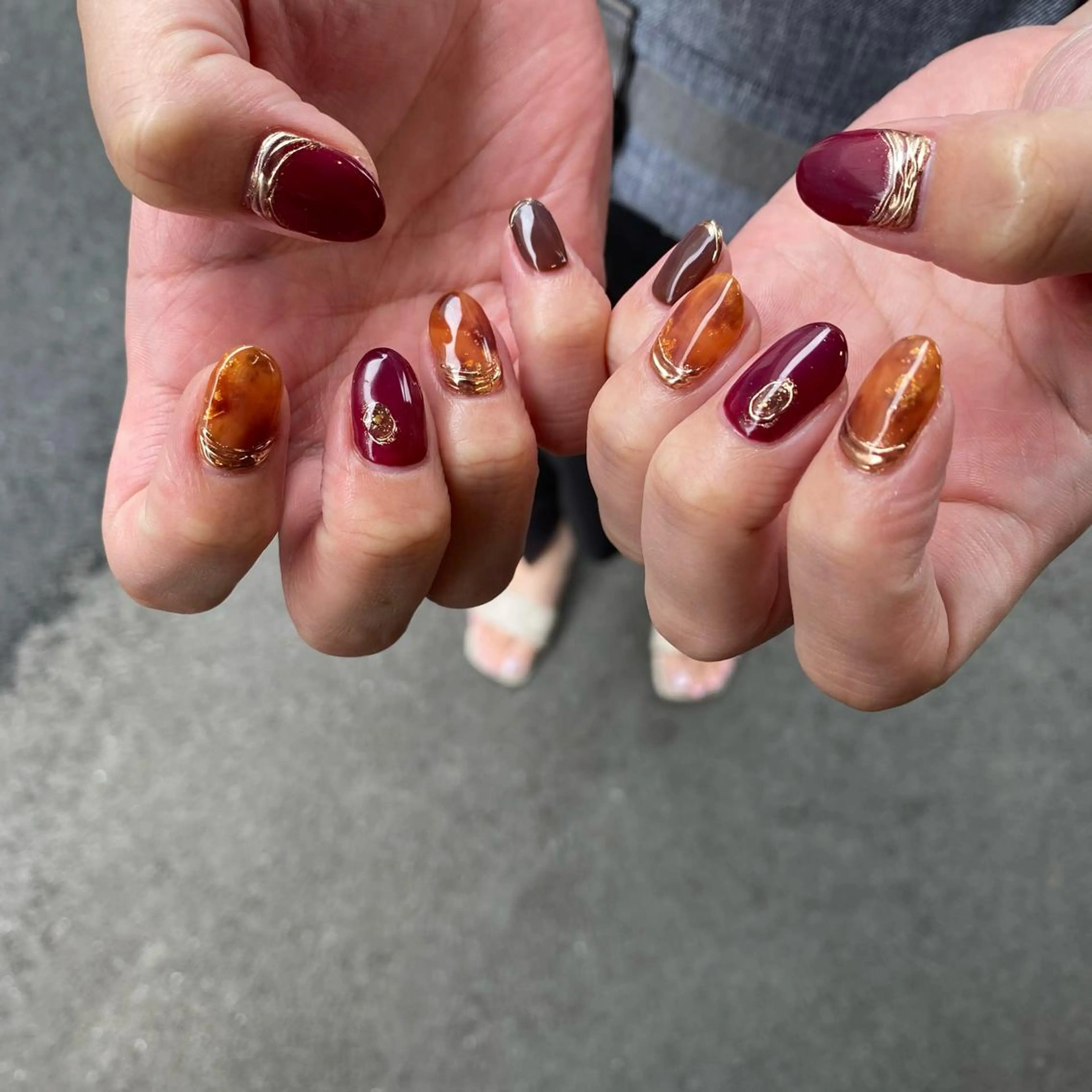 ネイル べっ甲ネイル mimin. by felimo所属・mimin. by felimoのネイルデザイン