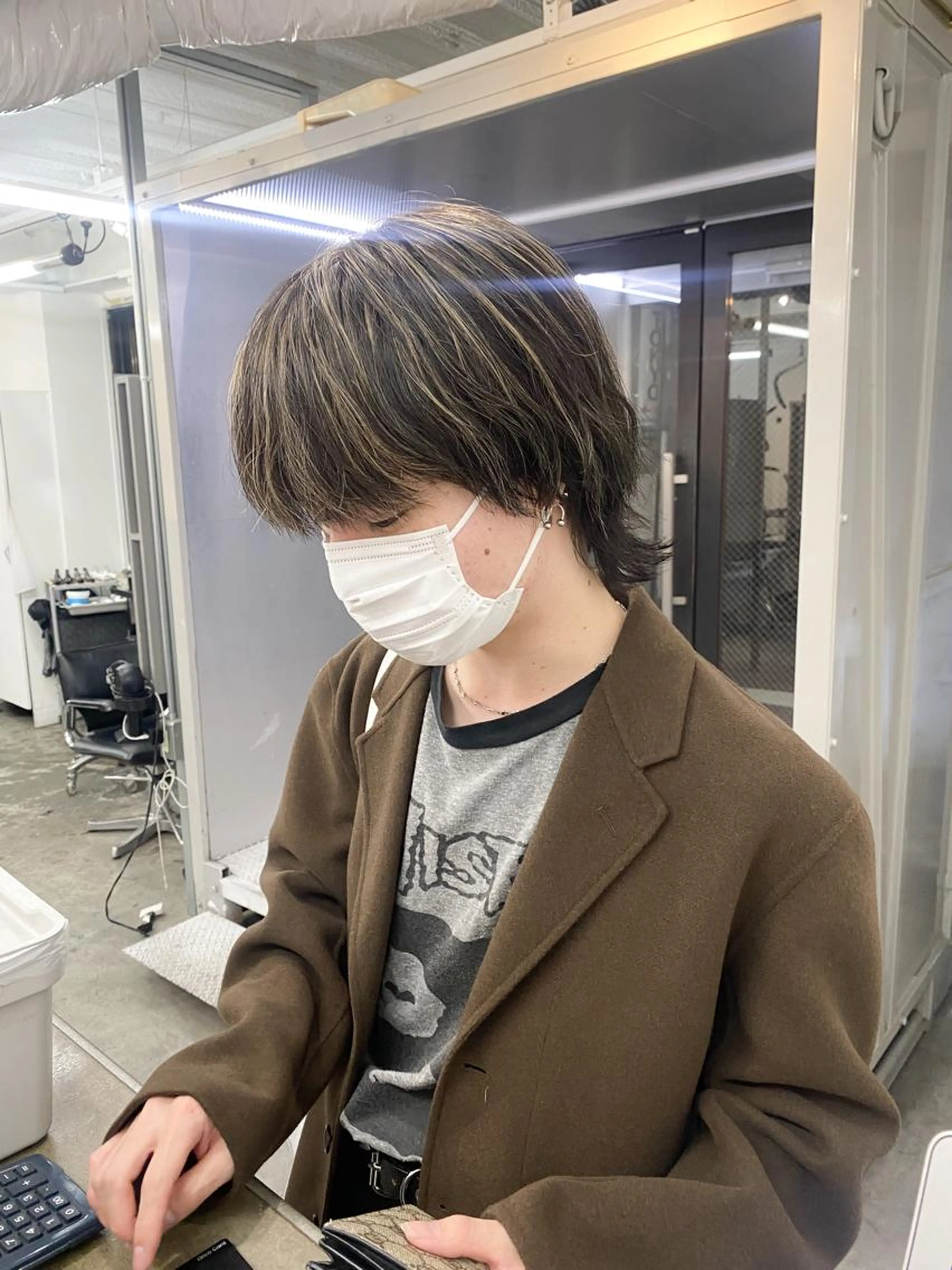 ⭐️メンズ限定⭐️ブリーチ+カラー+1Stepトリートメントの写真