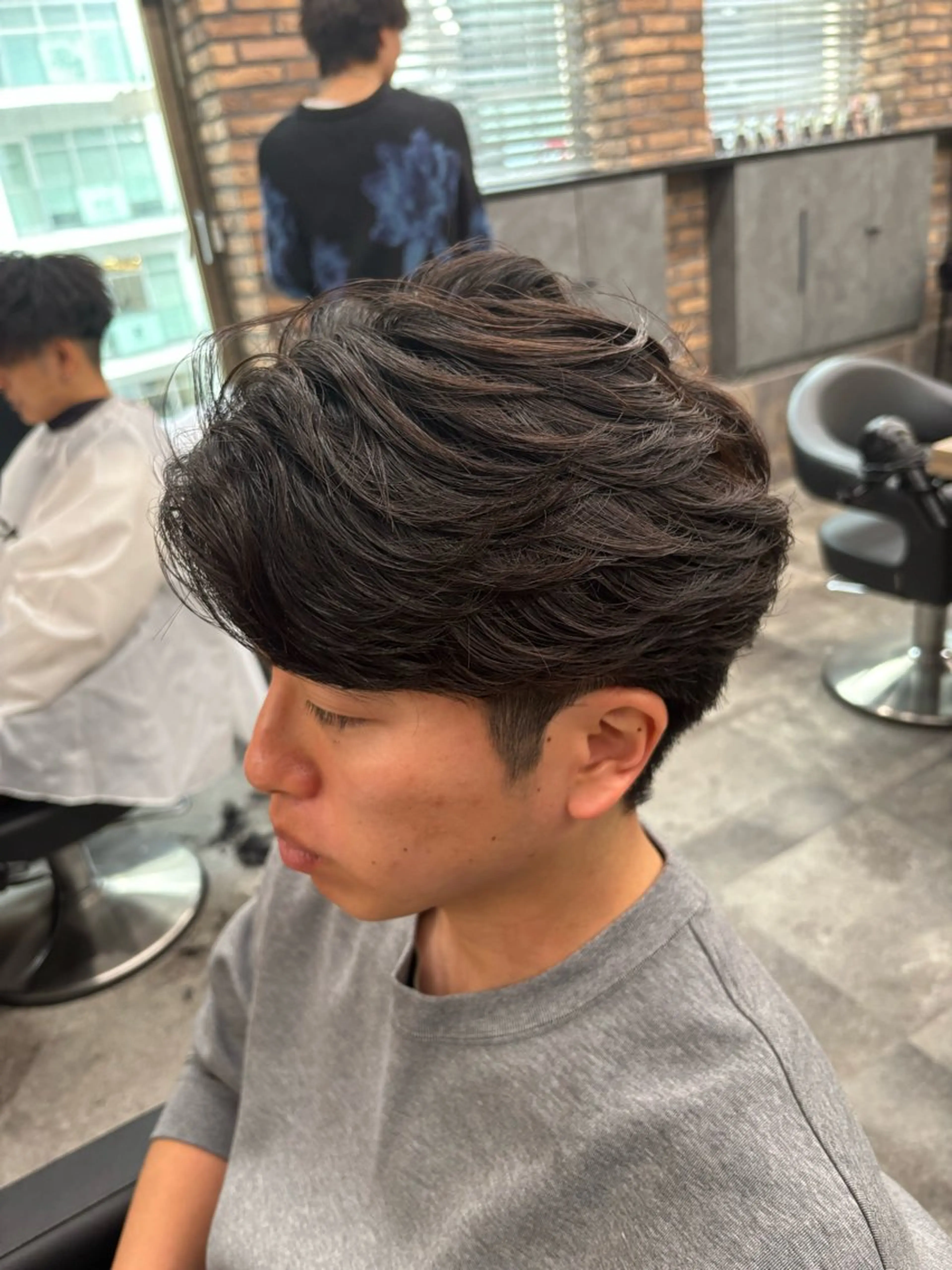 メンズ カット パーマ フェザーパーマ職人 🪽yutoのヘアスタイル