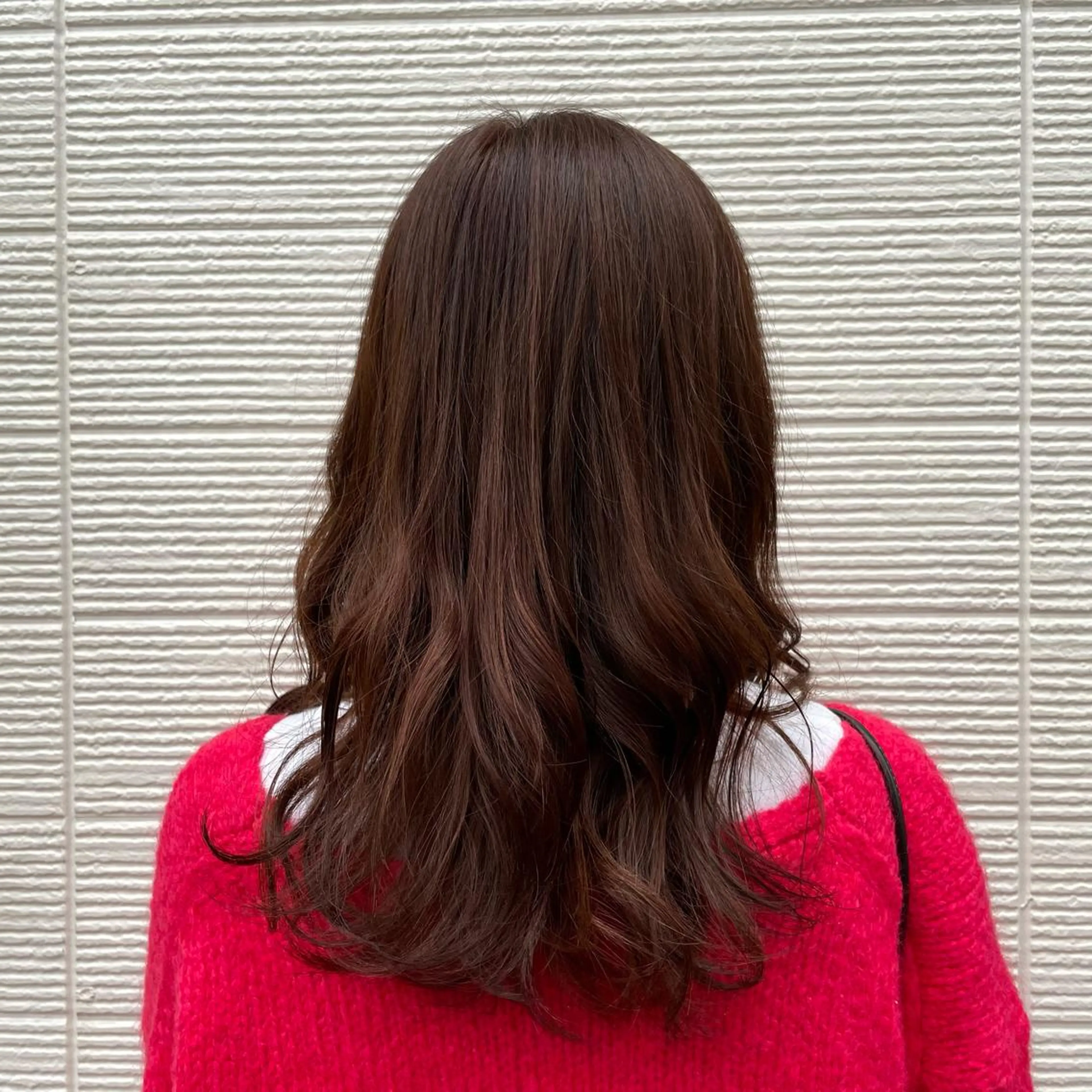 カラー ブラウンカラー ピンクカラー カット ヘアカラー トリートメント FERIAあべの KARINのヘアスタイル