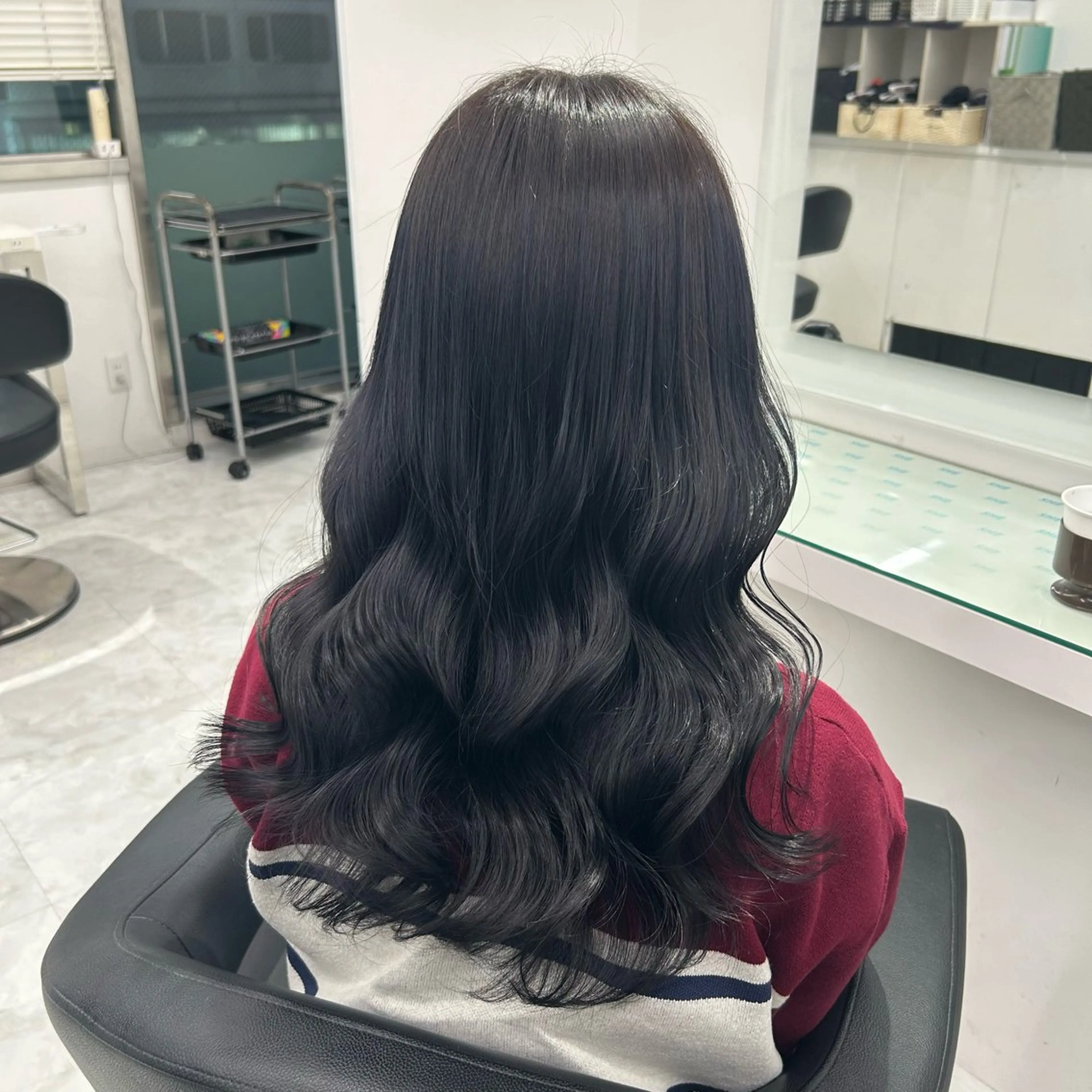 セミロング 🤍大人っぽ韓国暗髪 🤍Asuka🤍のヘアスタイル