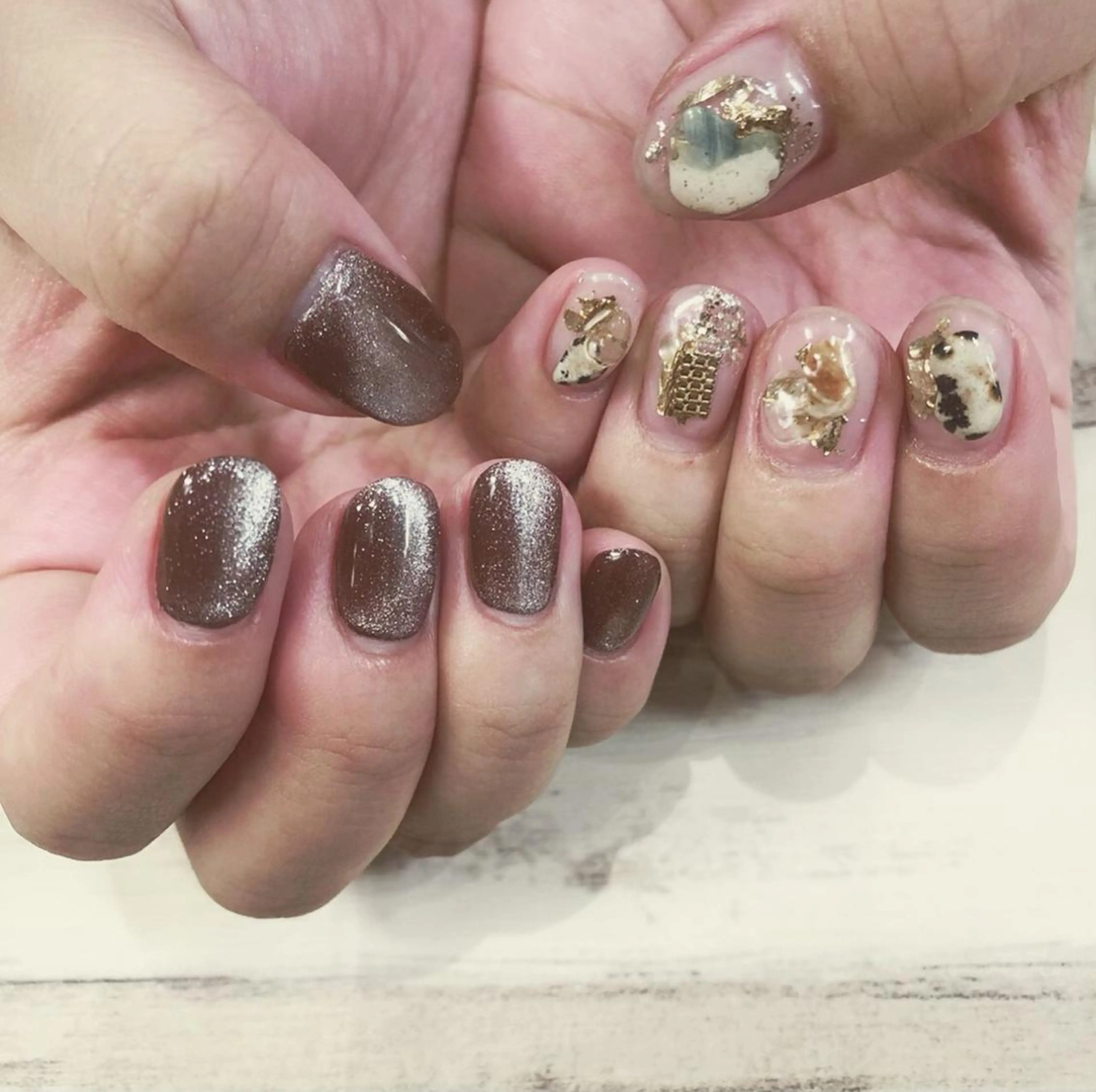 ネイル マグネットネイル 持ち込み Ebina Ryoのネイルデザイン