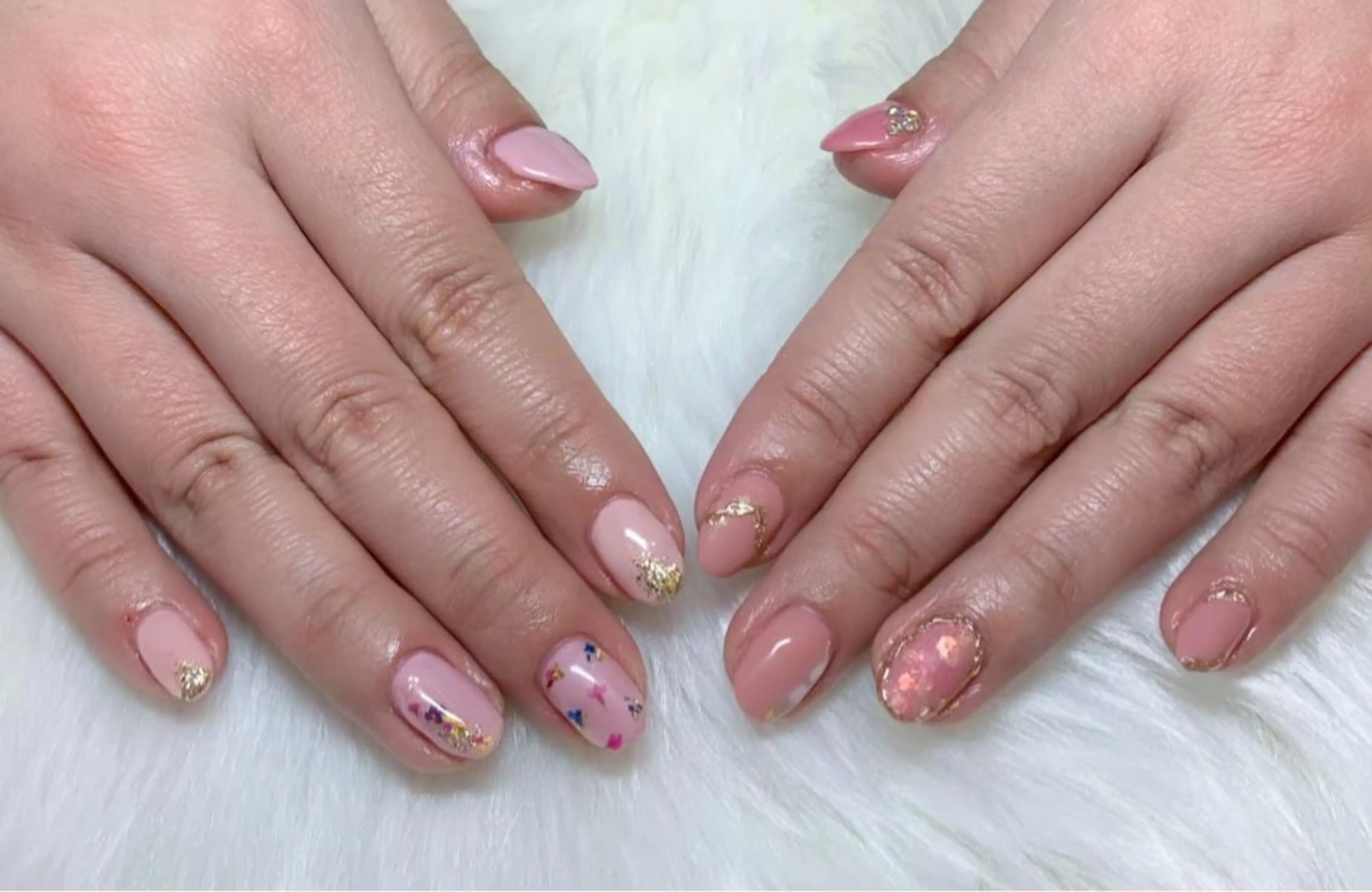 ネイル アニマル柄 アートネイル ニュアンスネイル ネイルチップ ハンドネイル x.1.0.nail ♡Cのネイルデザイン