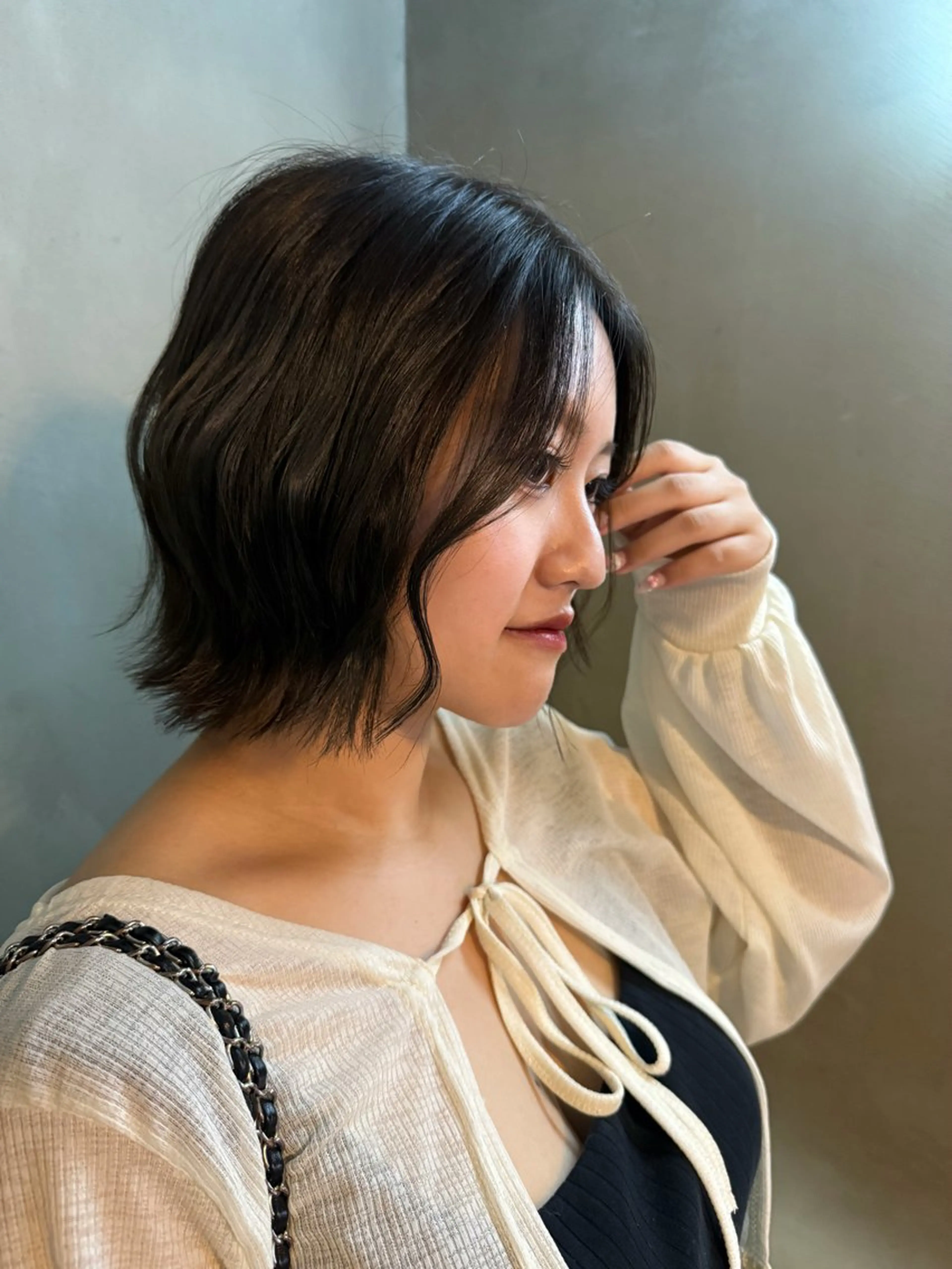 ショート カット ヘアカラー トリートメント LeAng所属・佐伯 桃のヘアスタイル