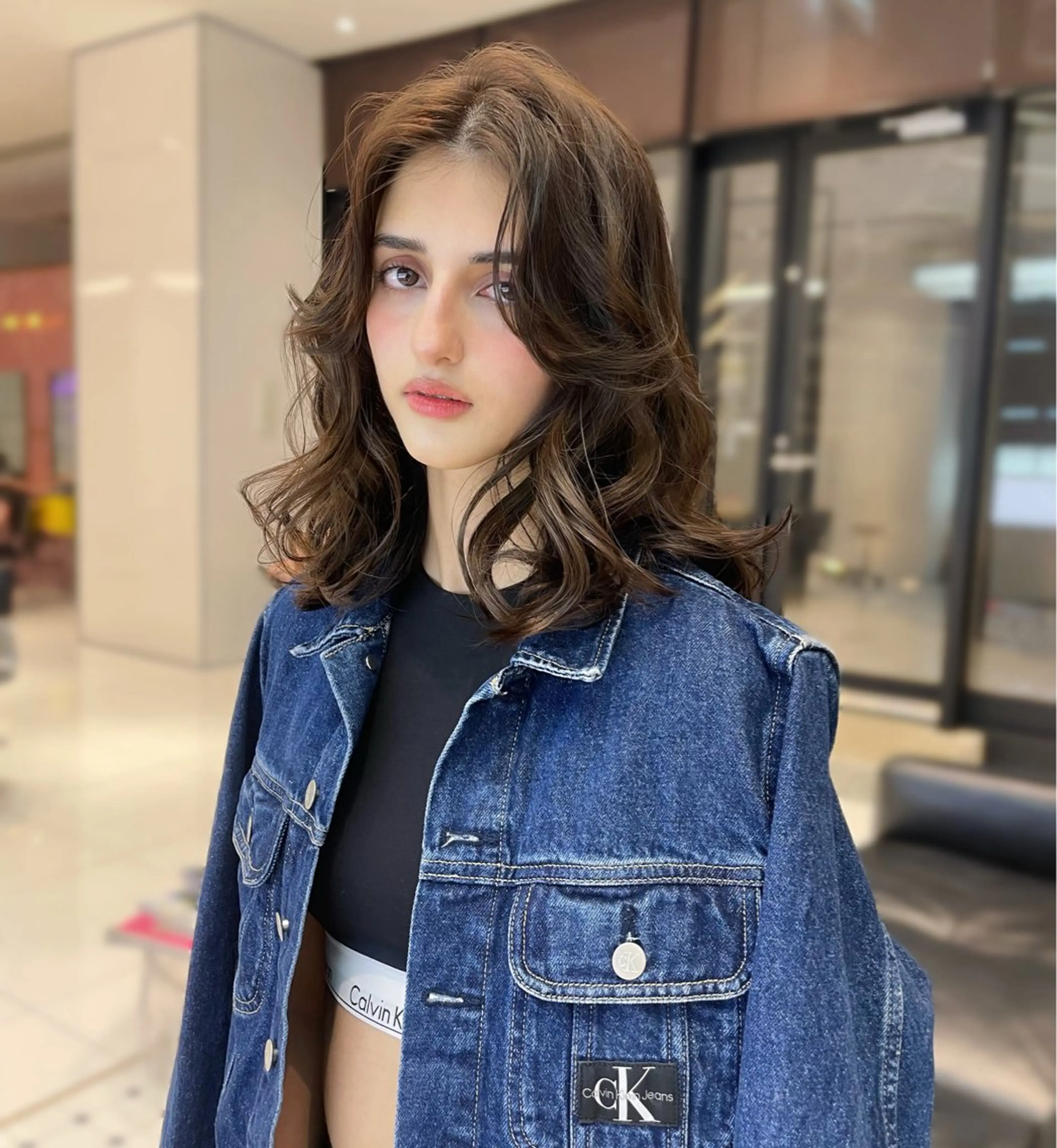 ミディアム レイヤーカット カット ヘアカラー トリートメント keen 吉祥寺所属・【韓国❤️海外ヘア】 AYAKAのヘアスタイル