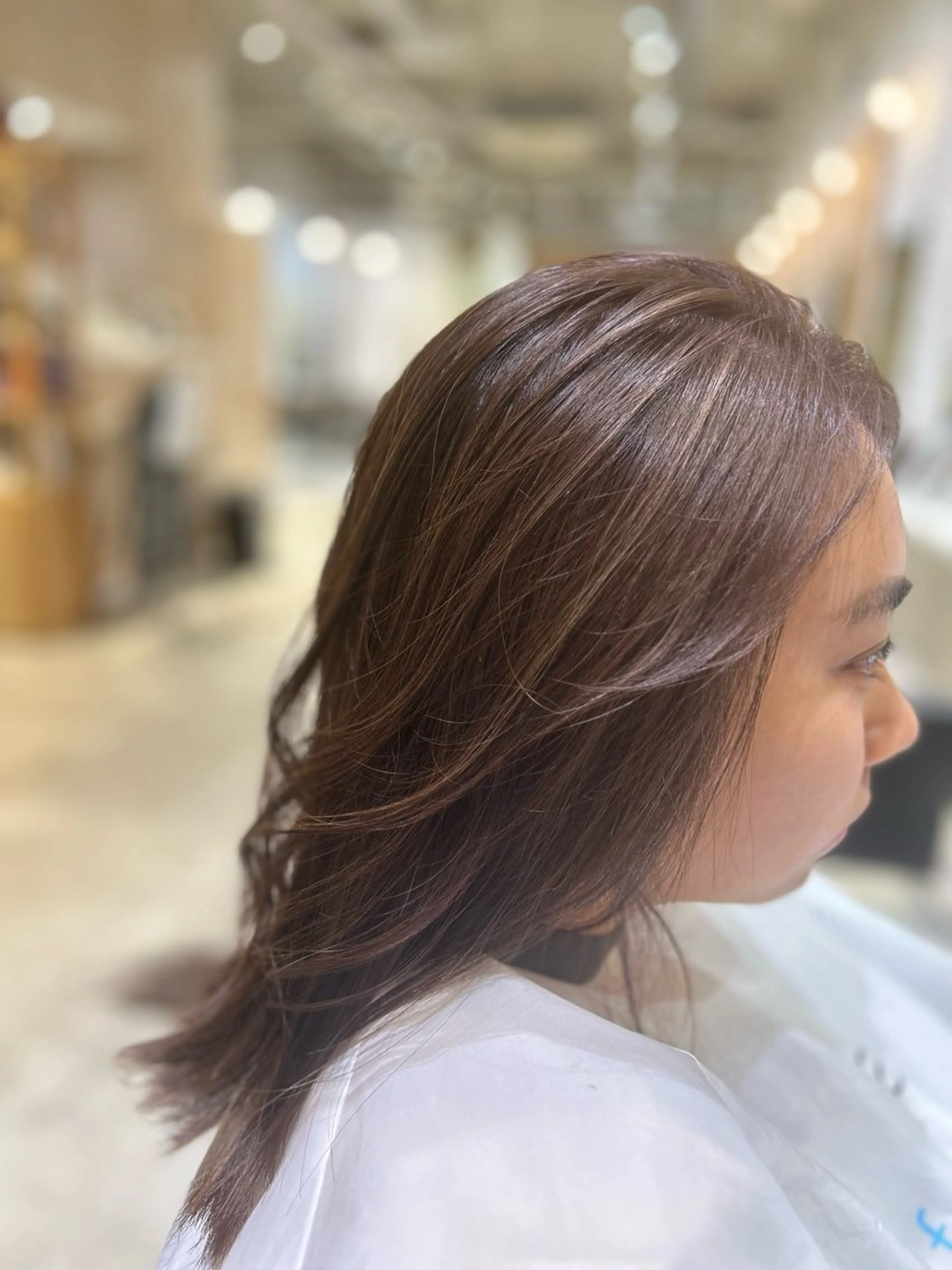 ミディアム カラー 【ボブ/縮毛矯正 /髪質改善】motoのヘアスタイル