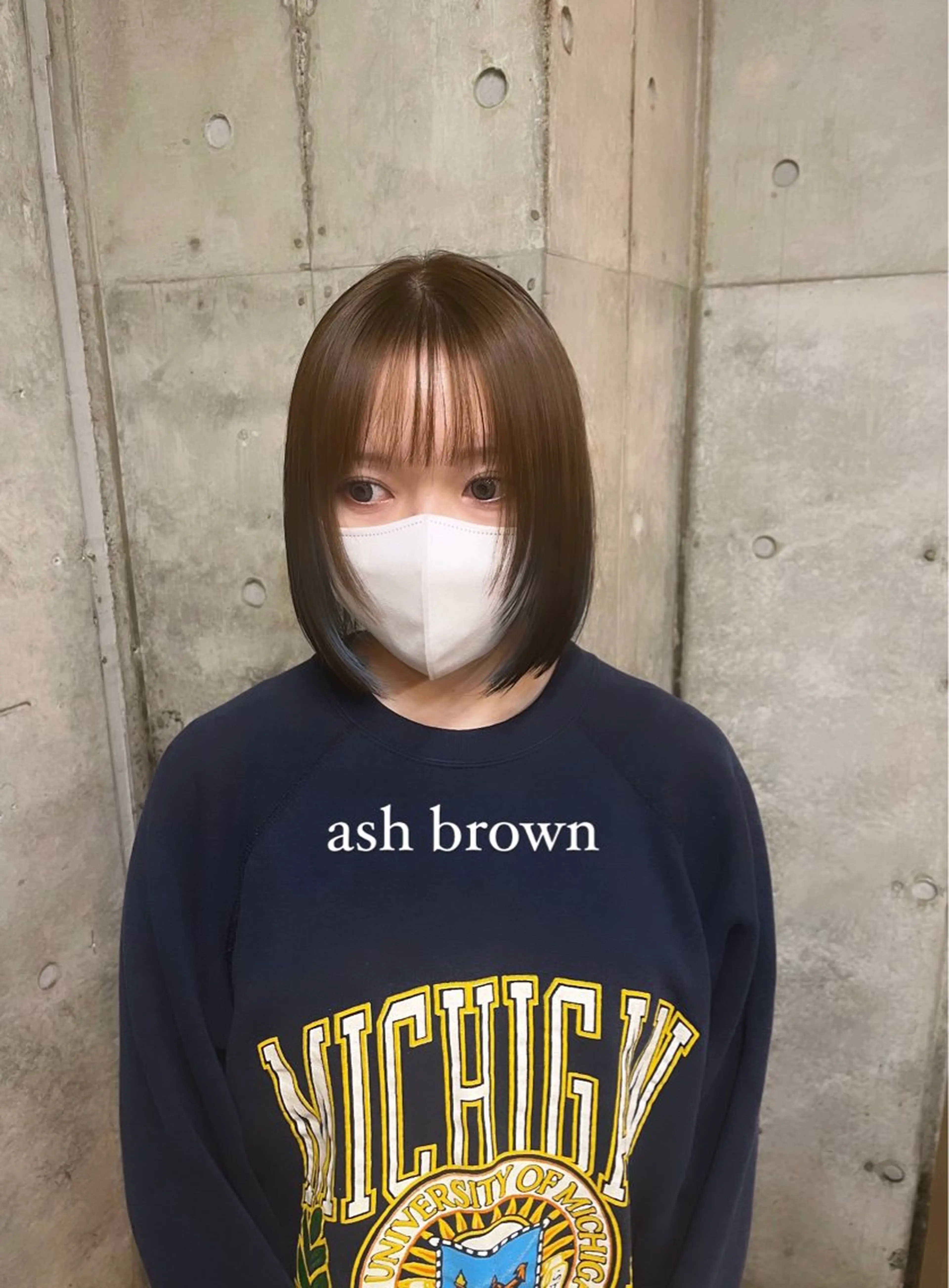 ミディアム カラー 🌱ぱっつとボブカ ット🌱/Ryotaのヘアスタイル