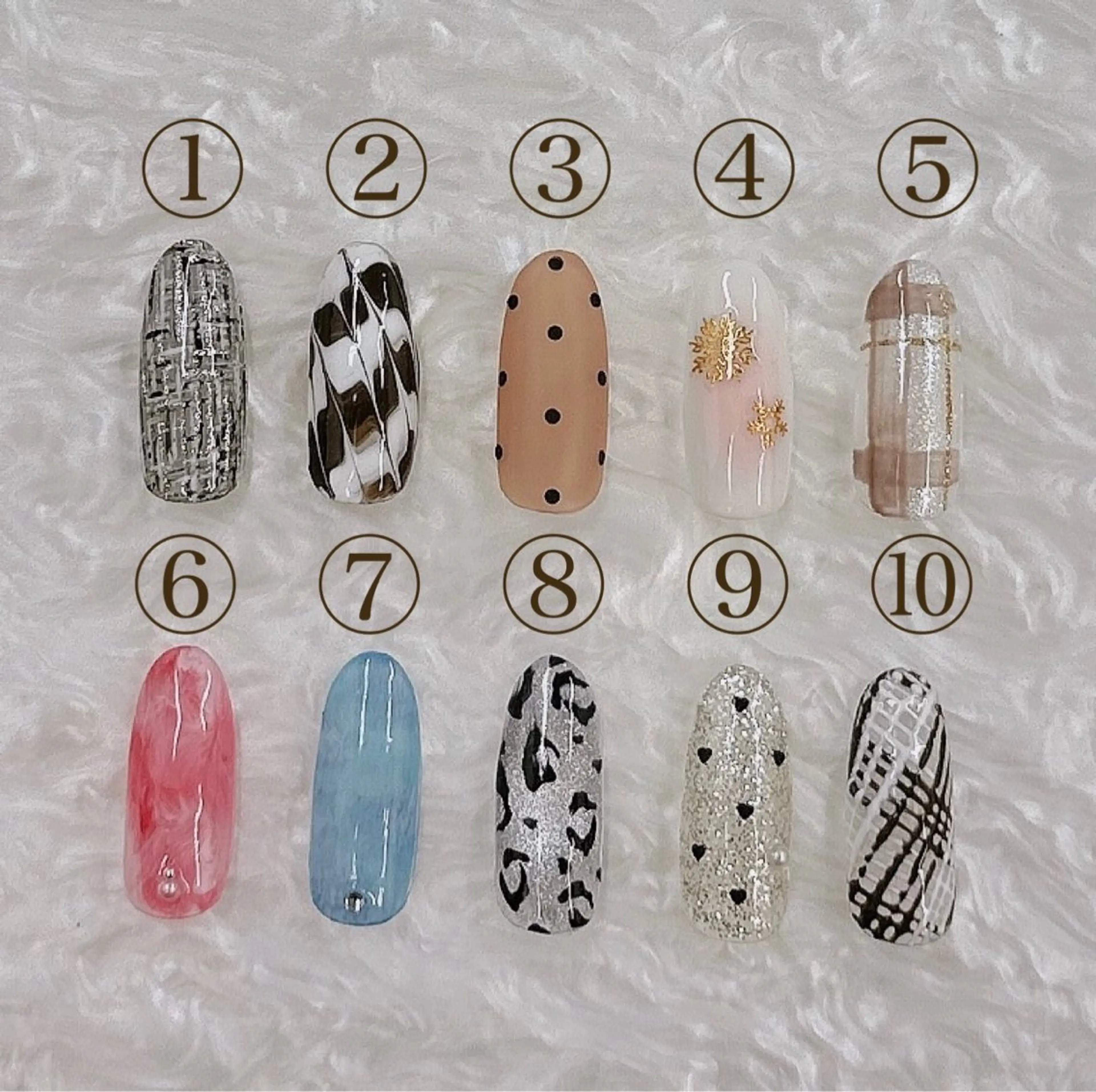 【オフ有】ワンカラー+写真アート2本付 0円の写真