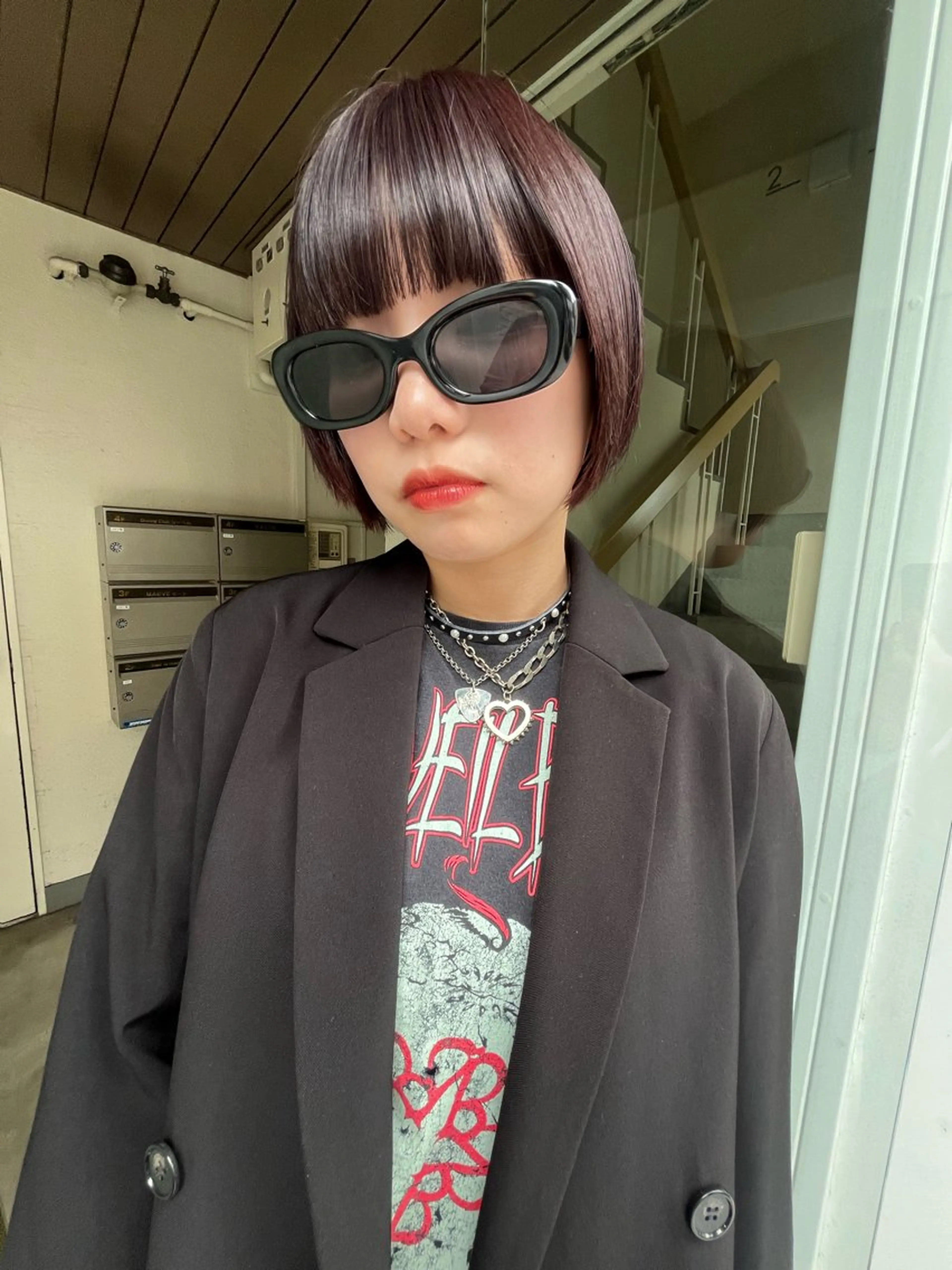 カラー ヘアカラー sliver ・siki /YUIのヘアスタイル