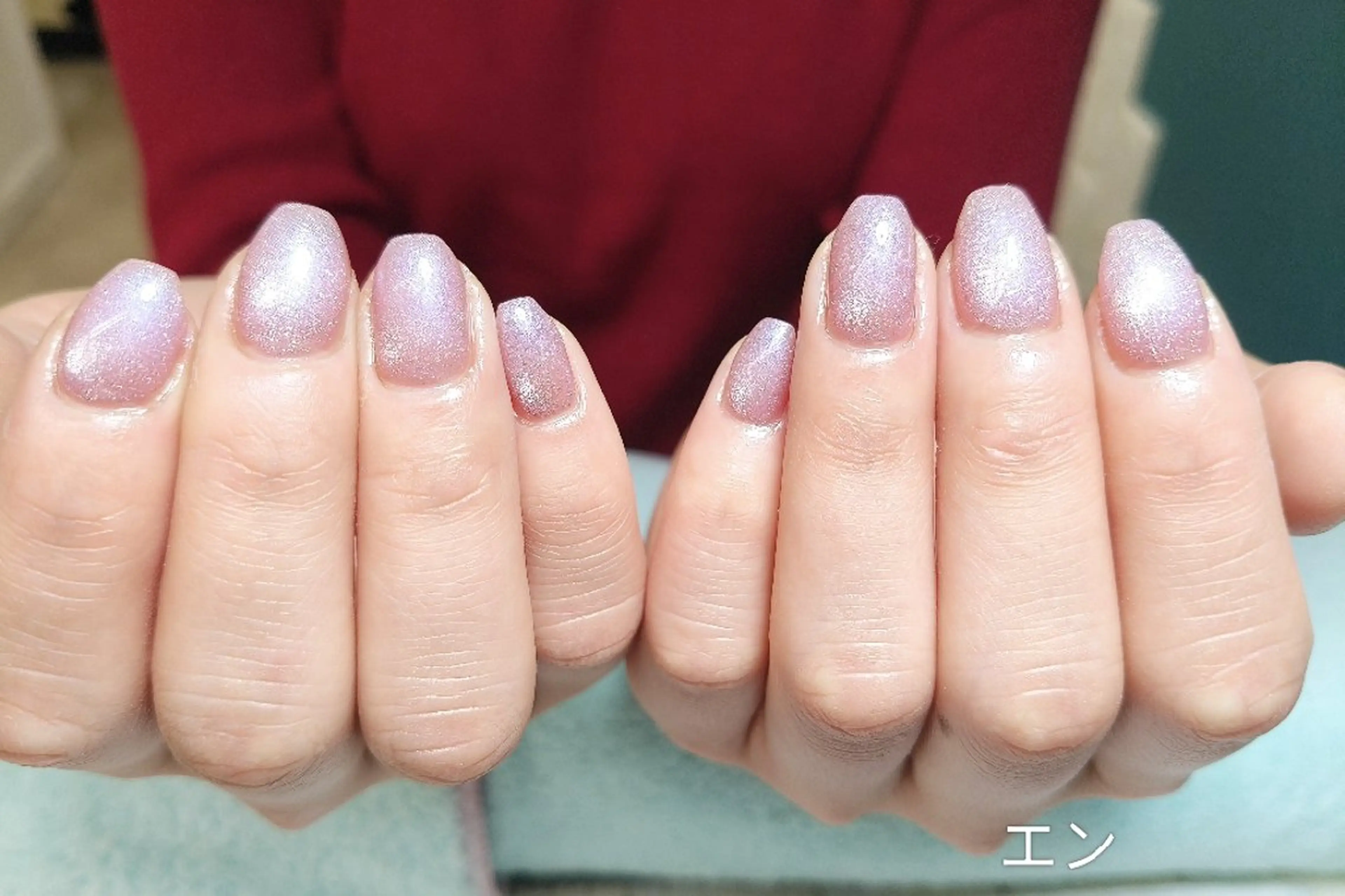 ネイル マグネットネイル マグネットワンカラー ワンカラーネイル エ ンのネイルデザイン