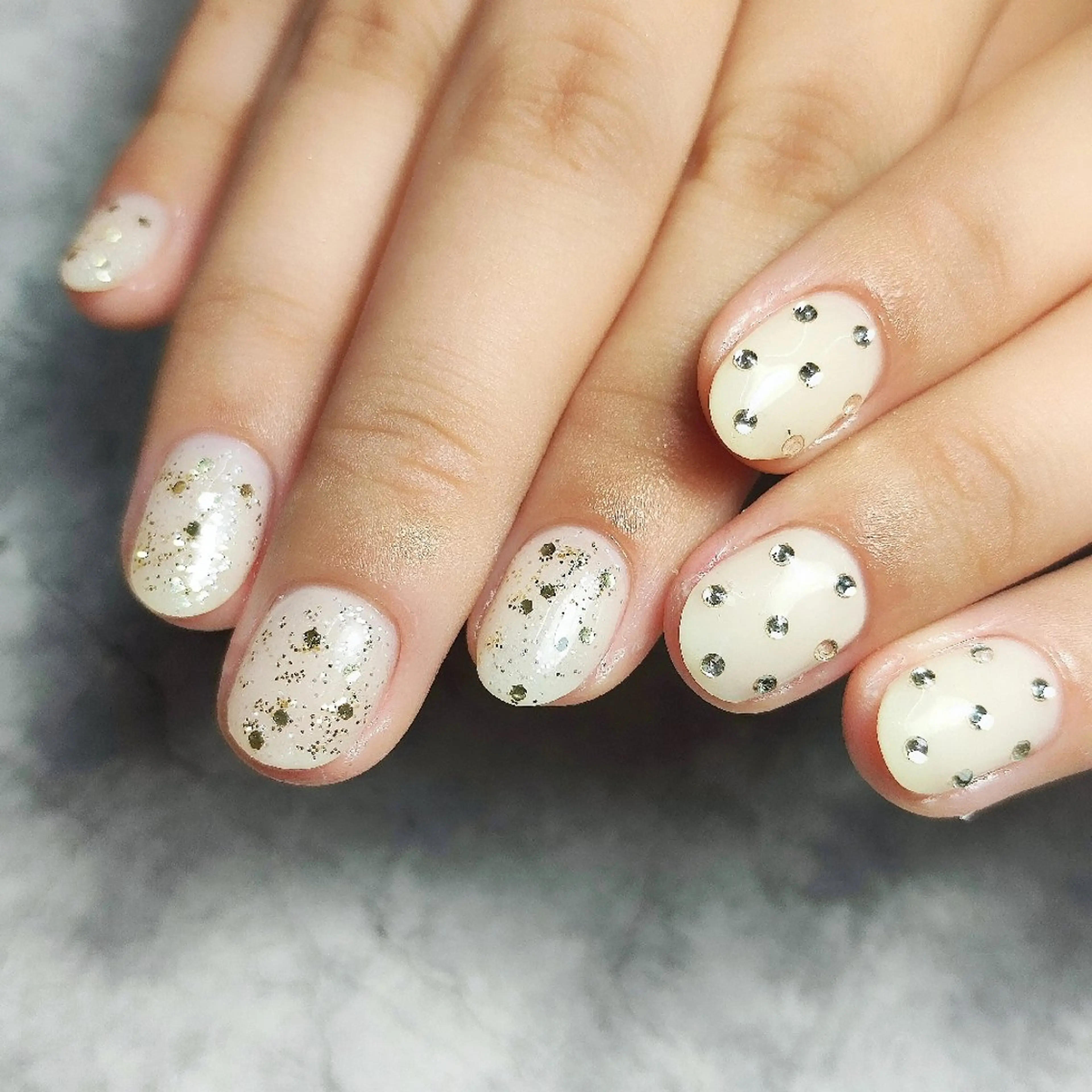 ネイル ラメ(グリッター) 個人サロン saltnailのネイルデザイン