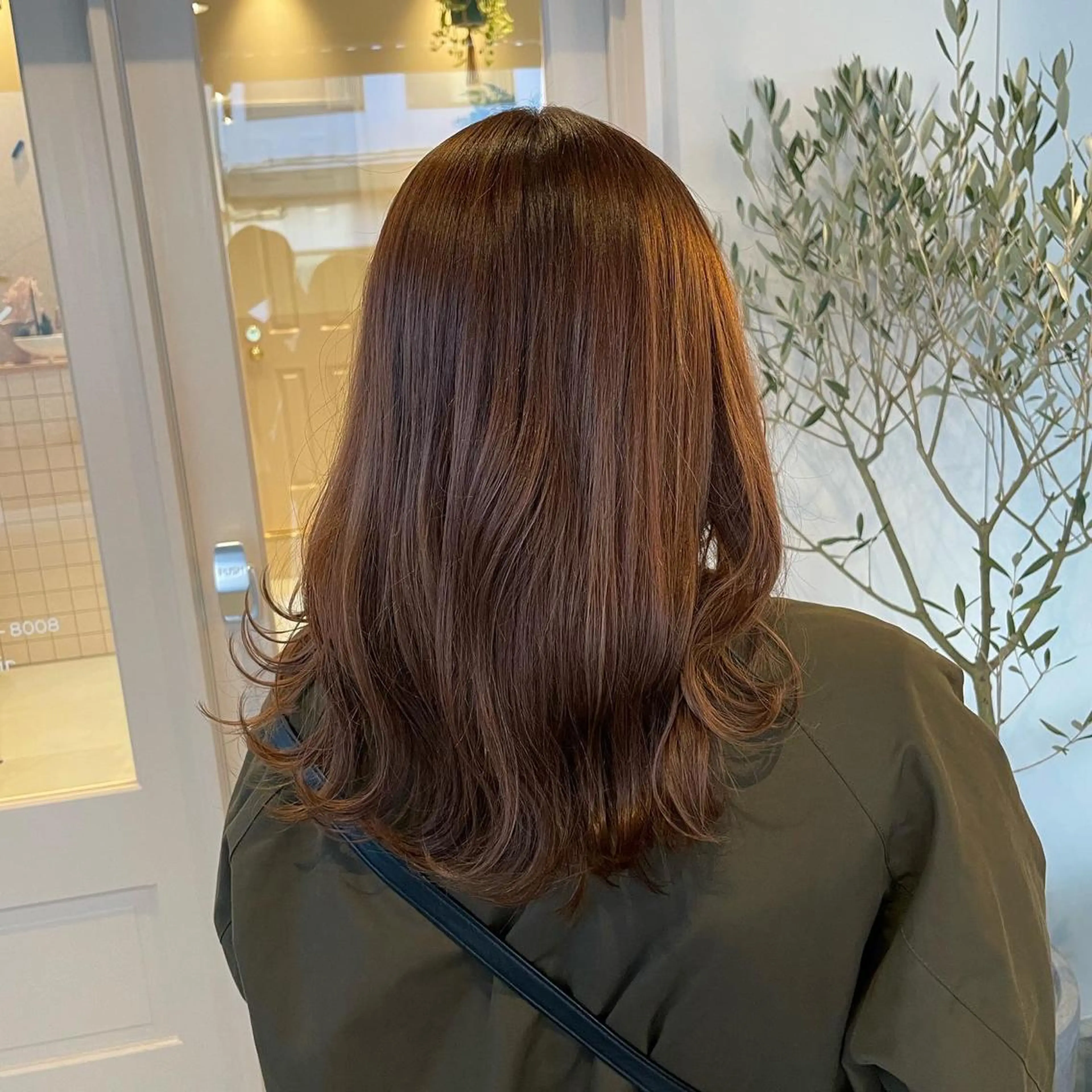 ミディアム カラー カット ヘアカラー 下山 大智のヘアスタイル