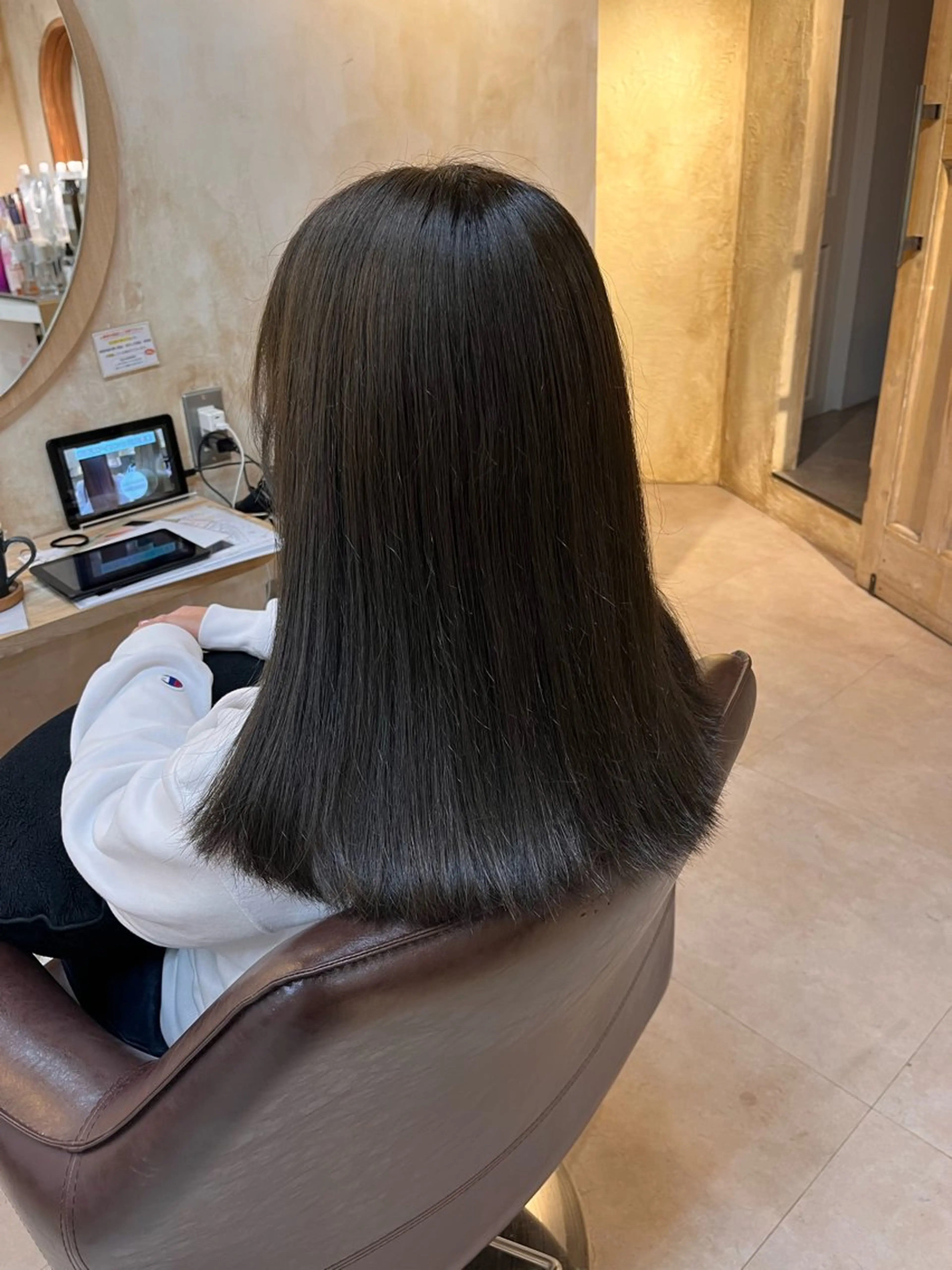 ミディアム カラー ヘアカラー 韓国系/ダブルカラー /トグチリンカのヘアスタイル